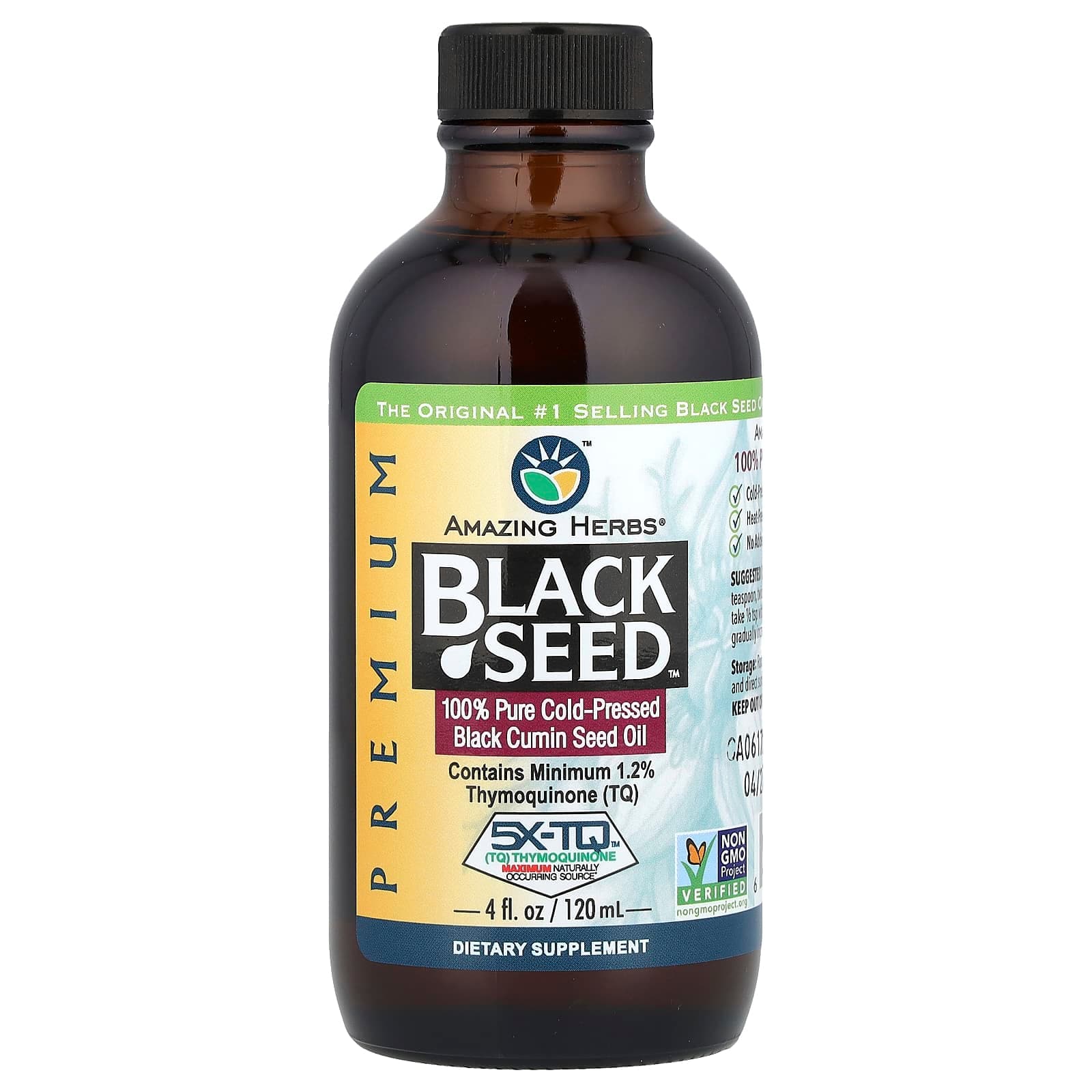 Amazing Herbs Premium Black Seed – 120 ml de Amazing Herbs