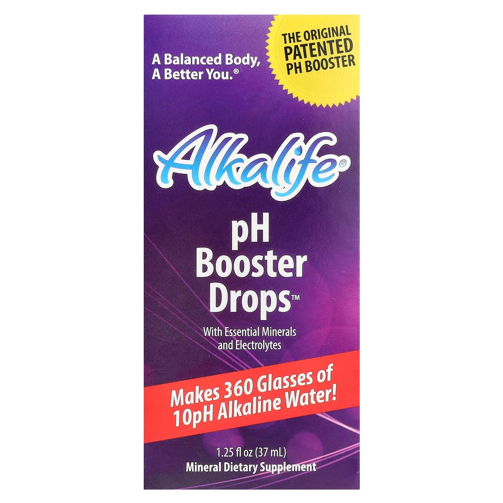 Alkalife pH Booster Drops with Essential Minerals and Electrolytes – 37 ml de Alkalife