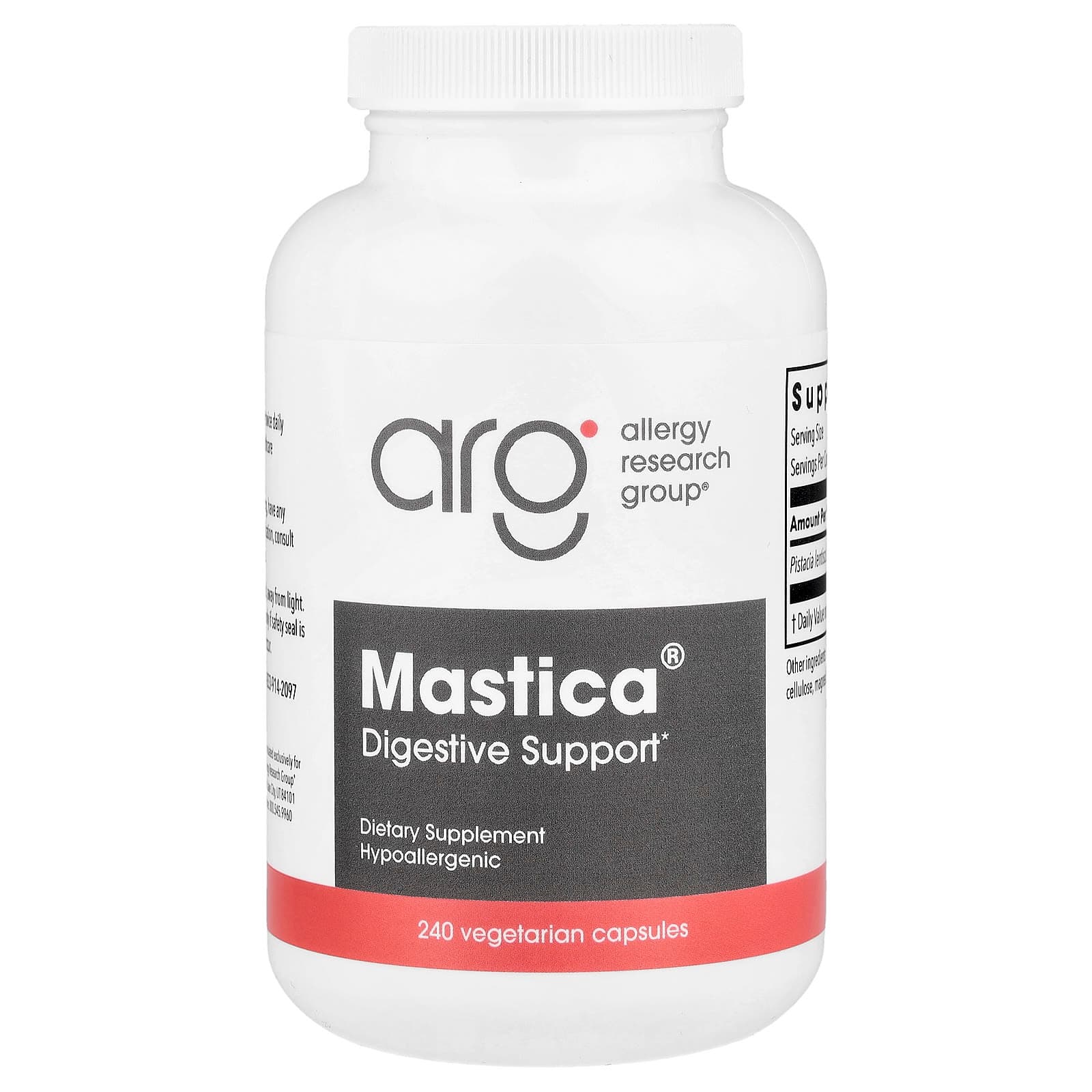 Allergy Research Group Mastica, Digestive Support – 240 gélules végétales de Allergy Research Group