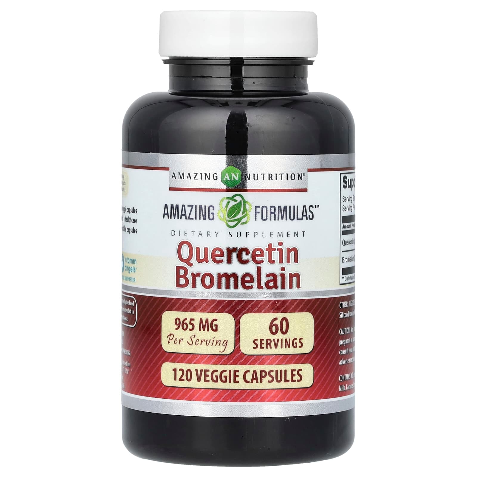 Amazing Nutrition Quercetin Bromelain – 120 gélules végétales de Amazing Nutrition