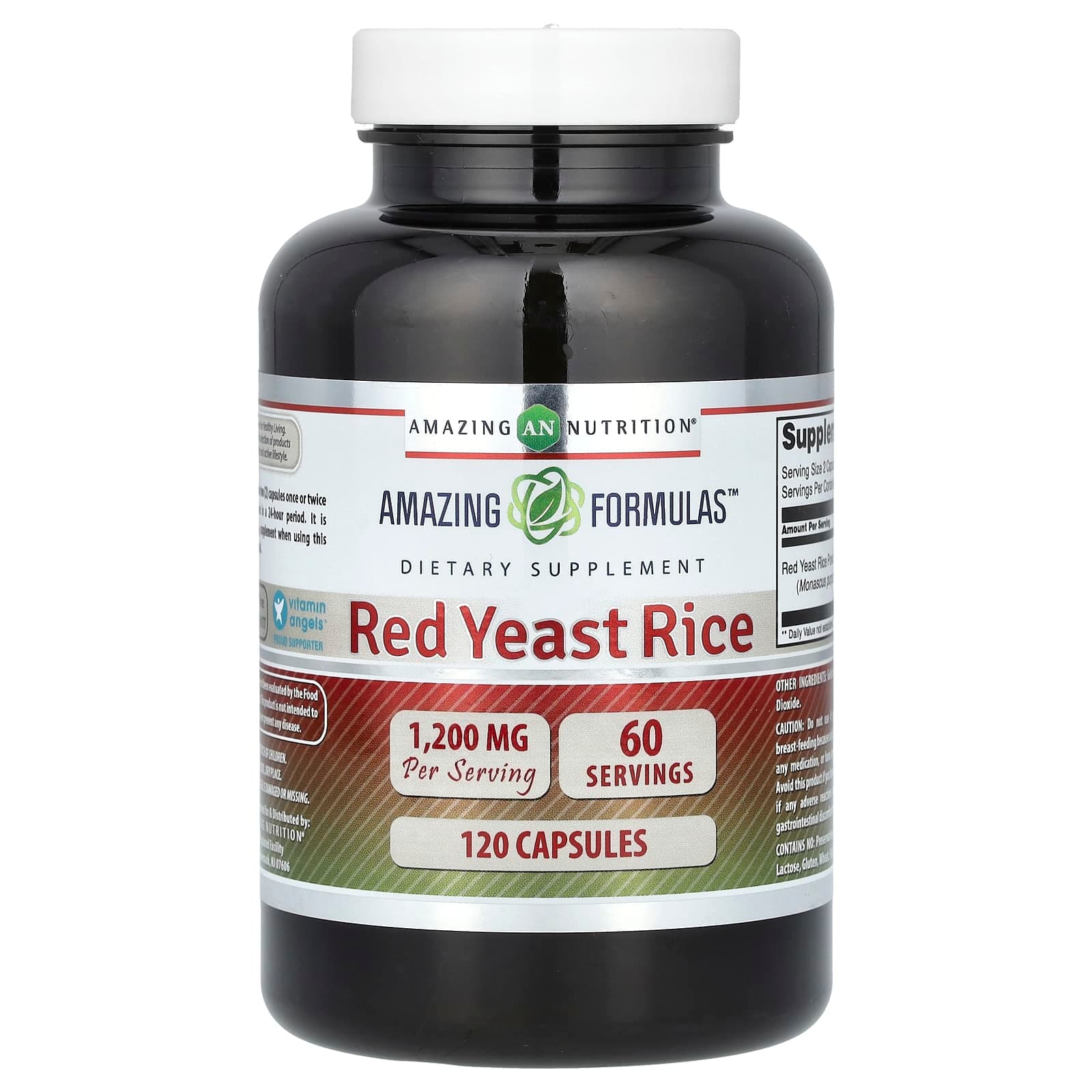 Amazing Nutrition Red Yeast Rice – 120 gélules de Amazing Nutrition