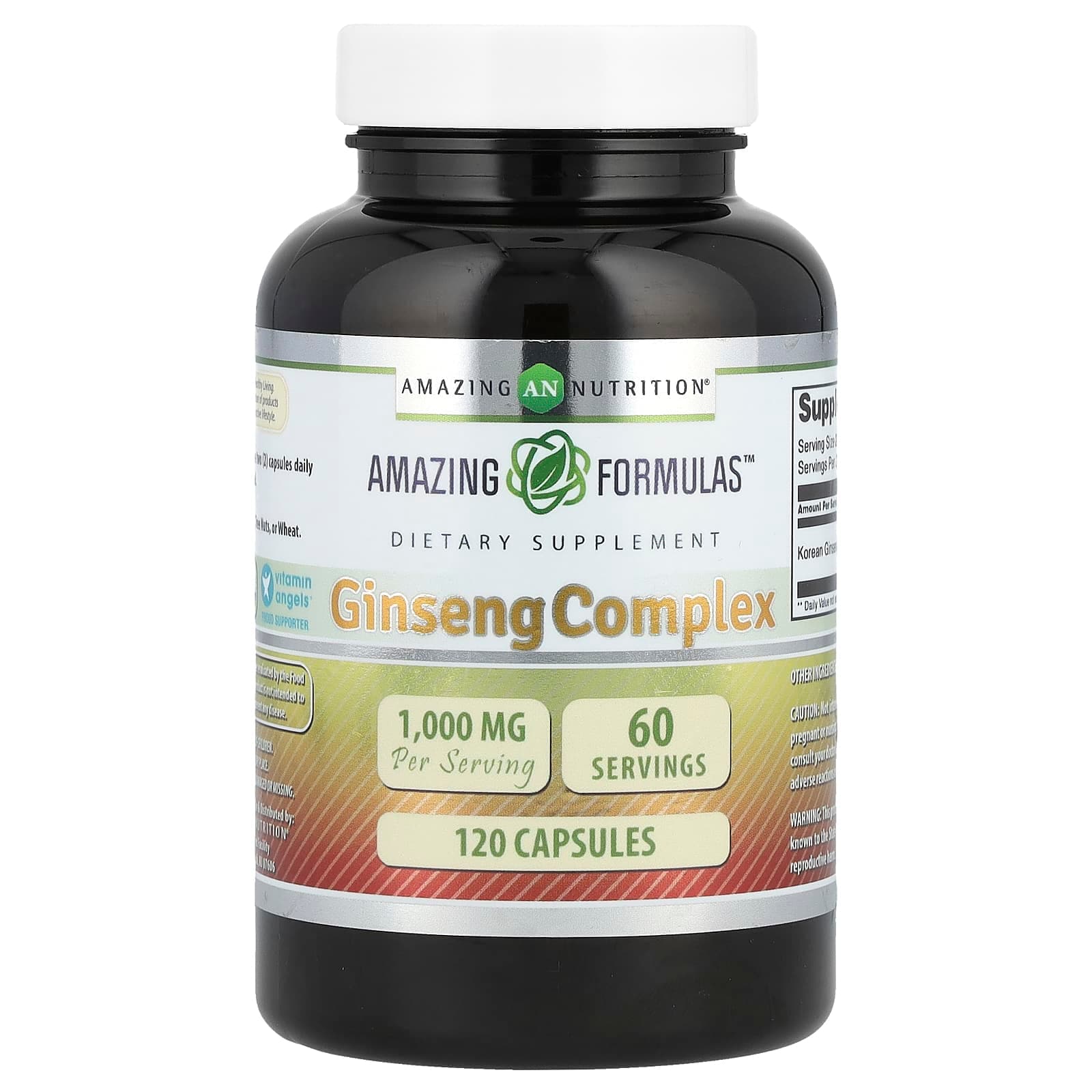Amazing Nutrition Ginseng Complex – 120 gélules de Amazing Nutrition