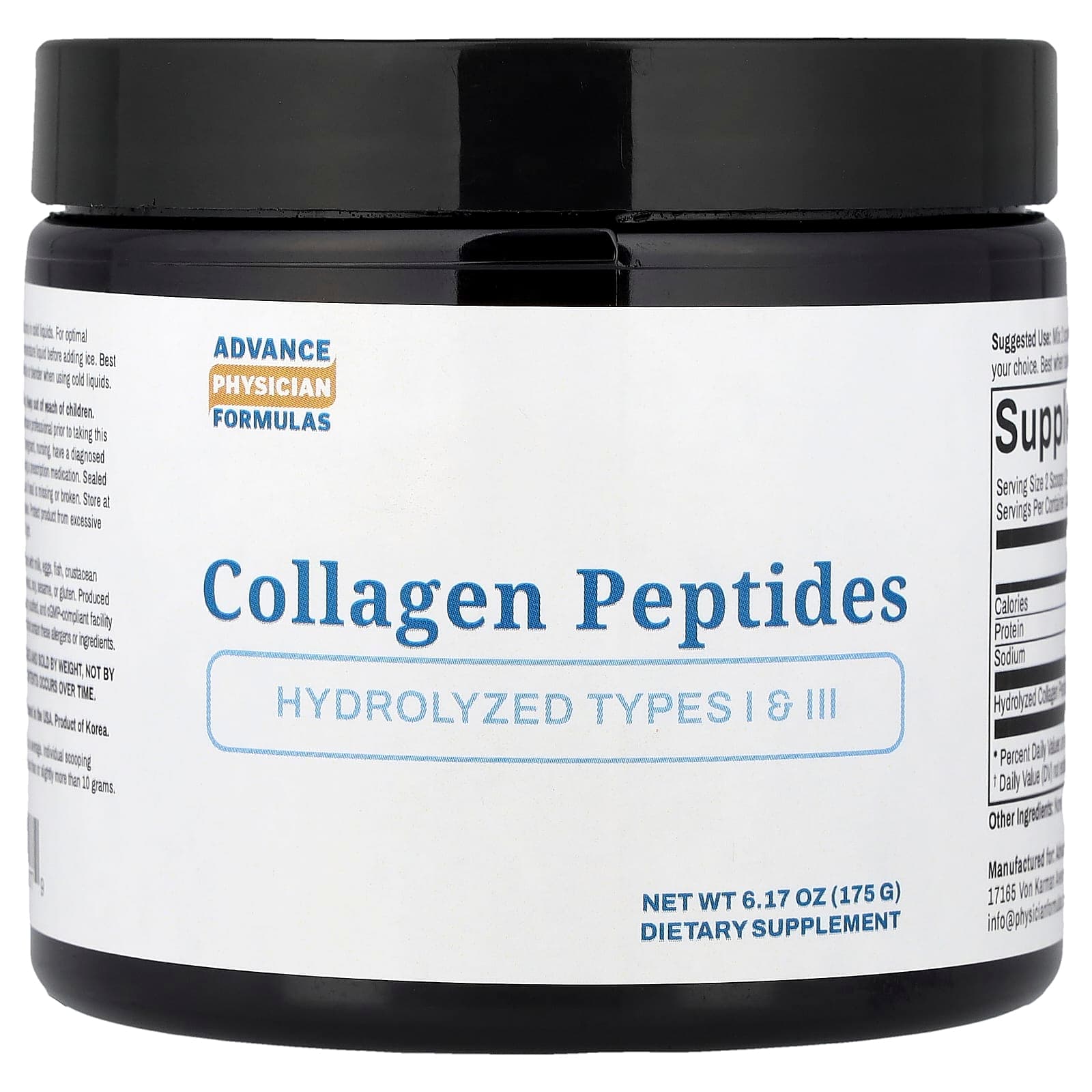 Advance Physician Formulas Collagen Peptides – 175 g de Advance Physician Formulas