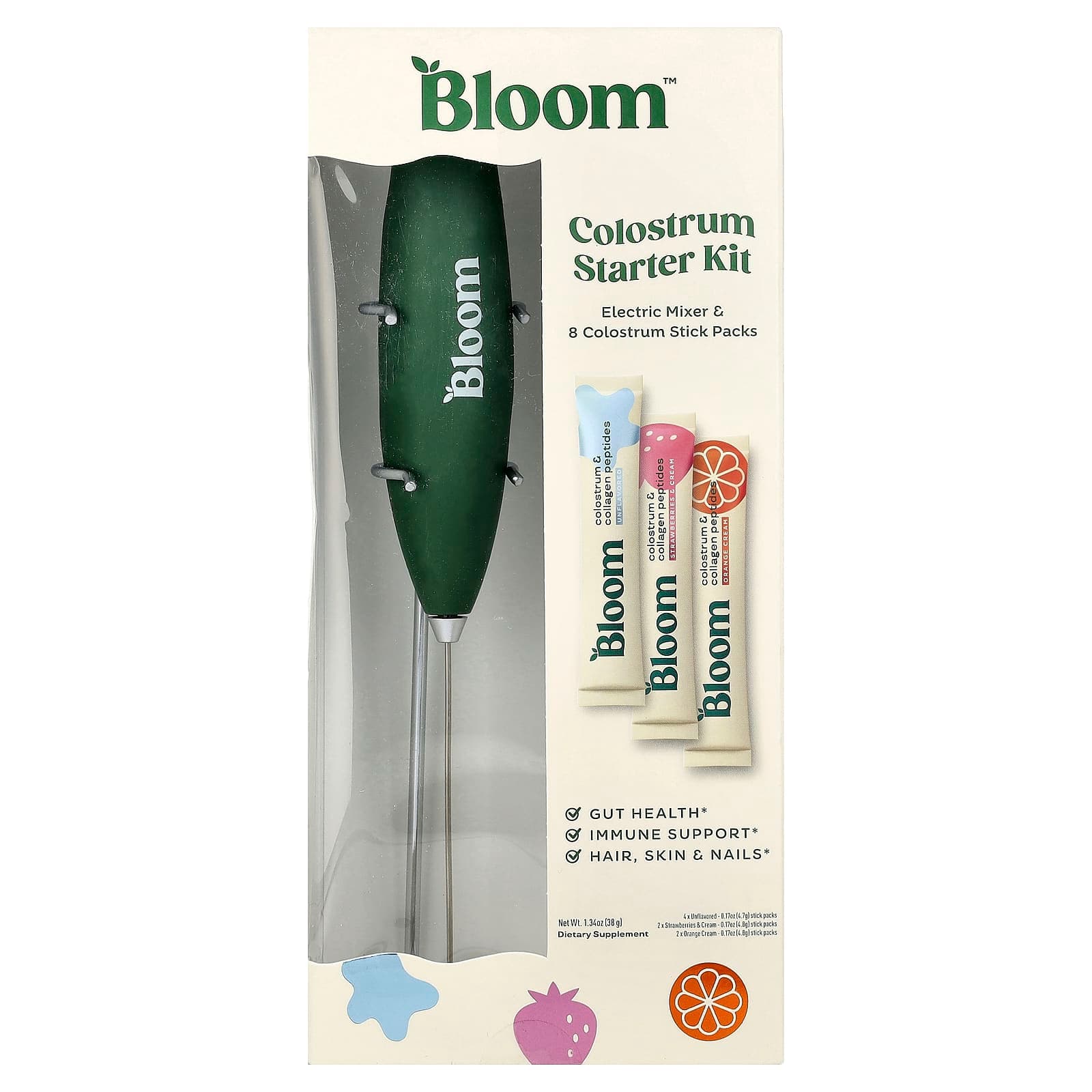 Bloom Colostrum Starter Kit, 9 Piece Kit de Bloom