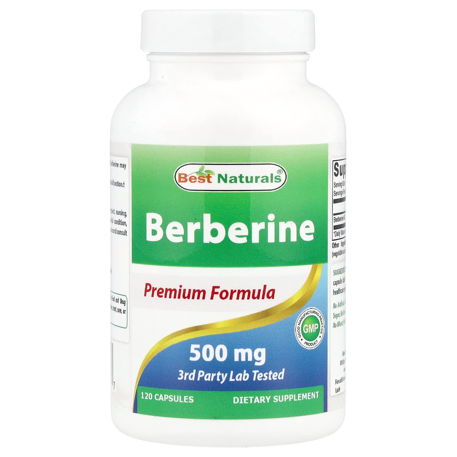 Best Naturals Berberine – 120 gélules de Best Naturals