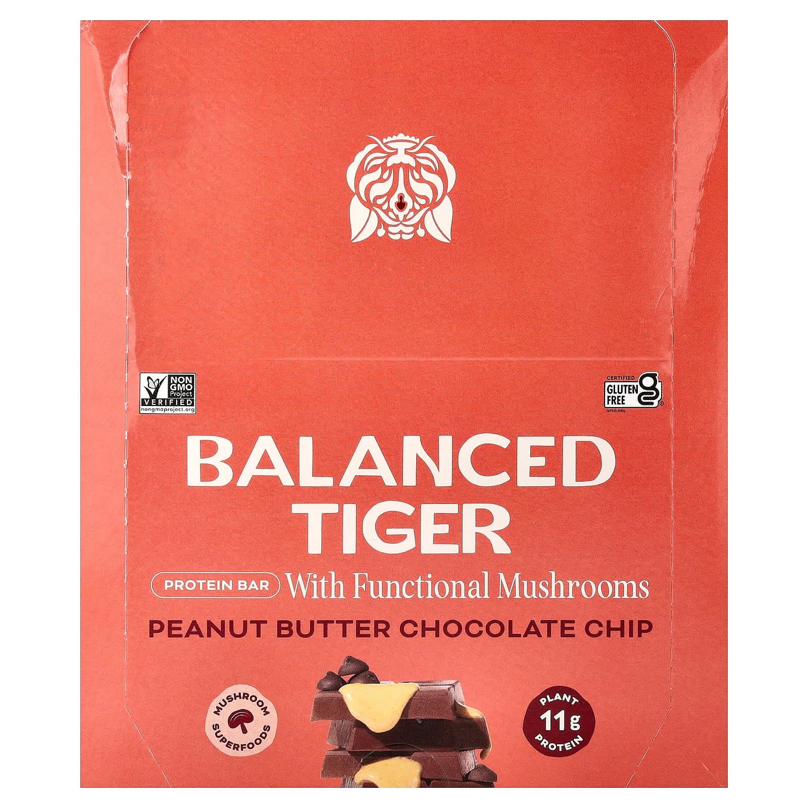 Balanced Tiger Protein Bar – Peanut Butter Chocolate Chip – 44 g de Balanced Tiger