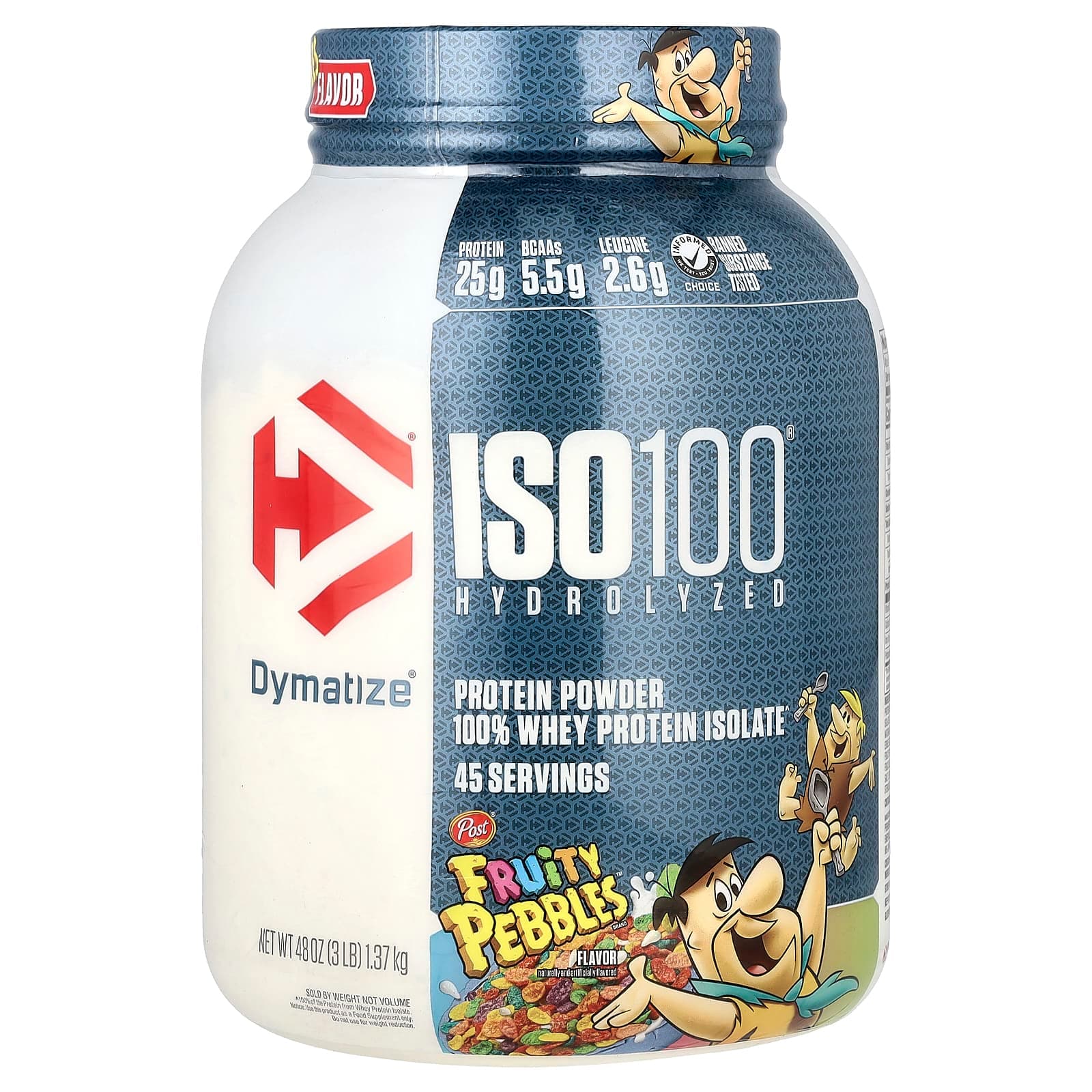 Dymatize ISO100 Hydrolyzed – Post Fruity Pebbles – 1,37 kg de DYMATIZE