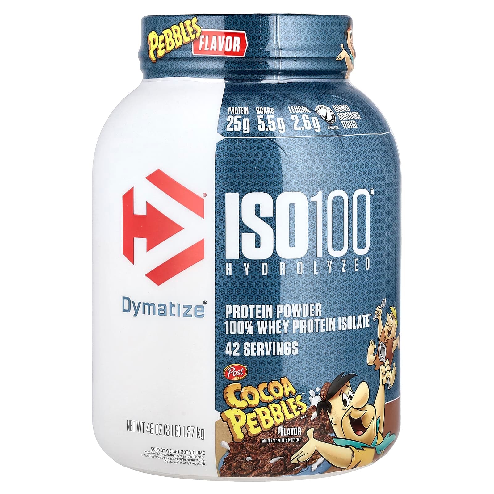 Dymatize ISO100 Hydrolyzed, Cocoa Pebbles – 1,37 kg de DYMATIZE