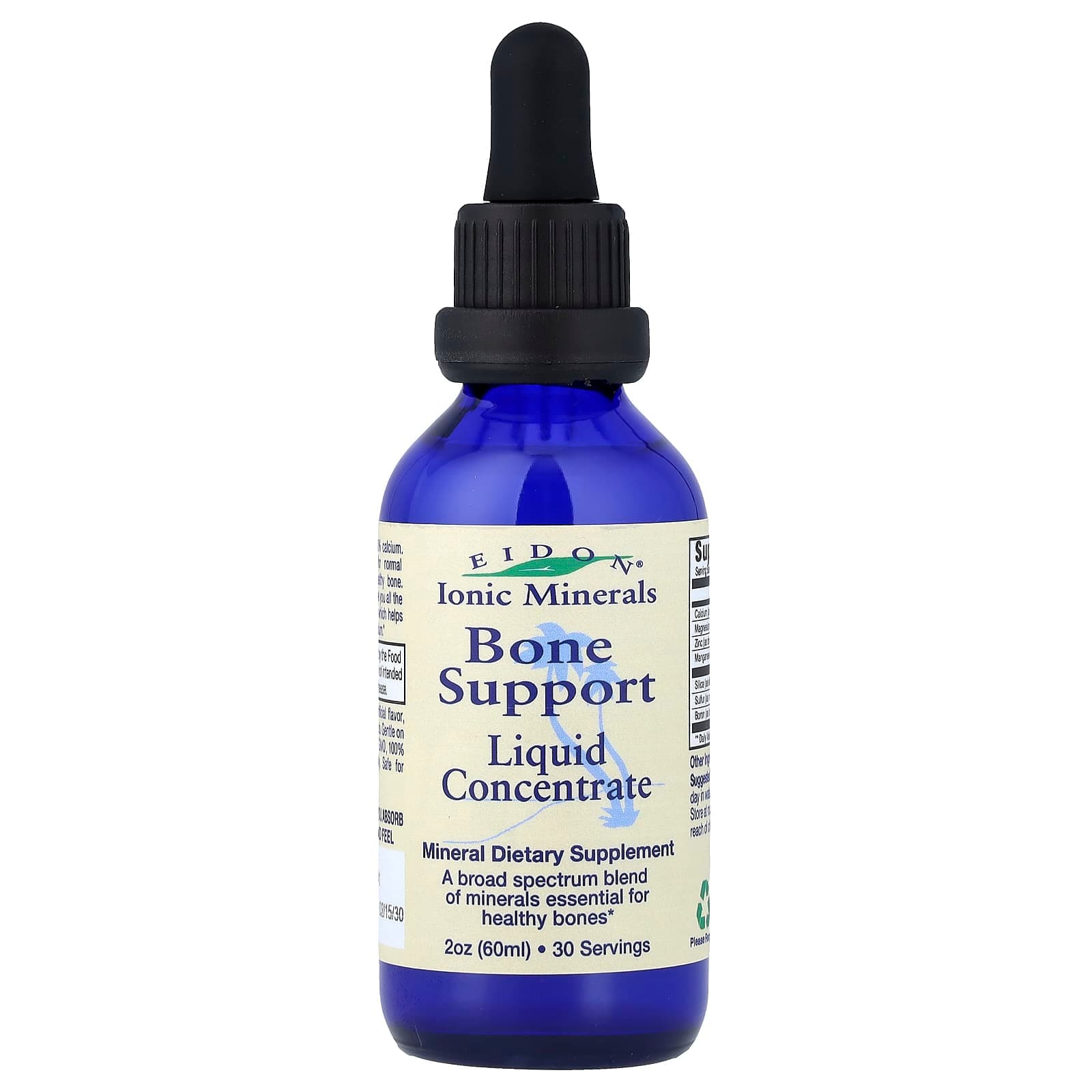 Eidon Ionic Minerals Ionic Minerals, Bone Support, Liquid Concentrate – 60 ml de Eidon Ionic Minerals