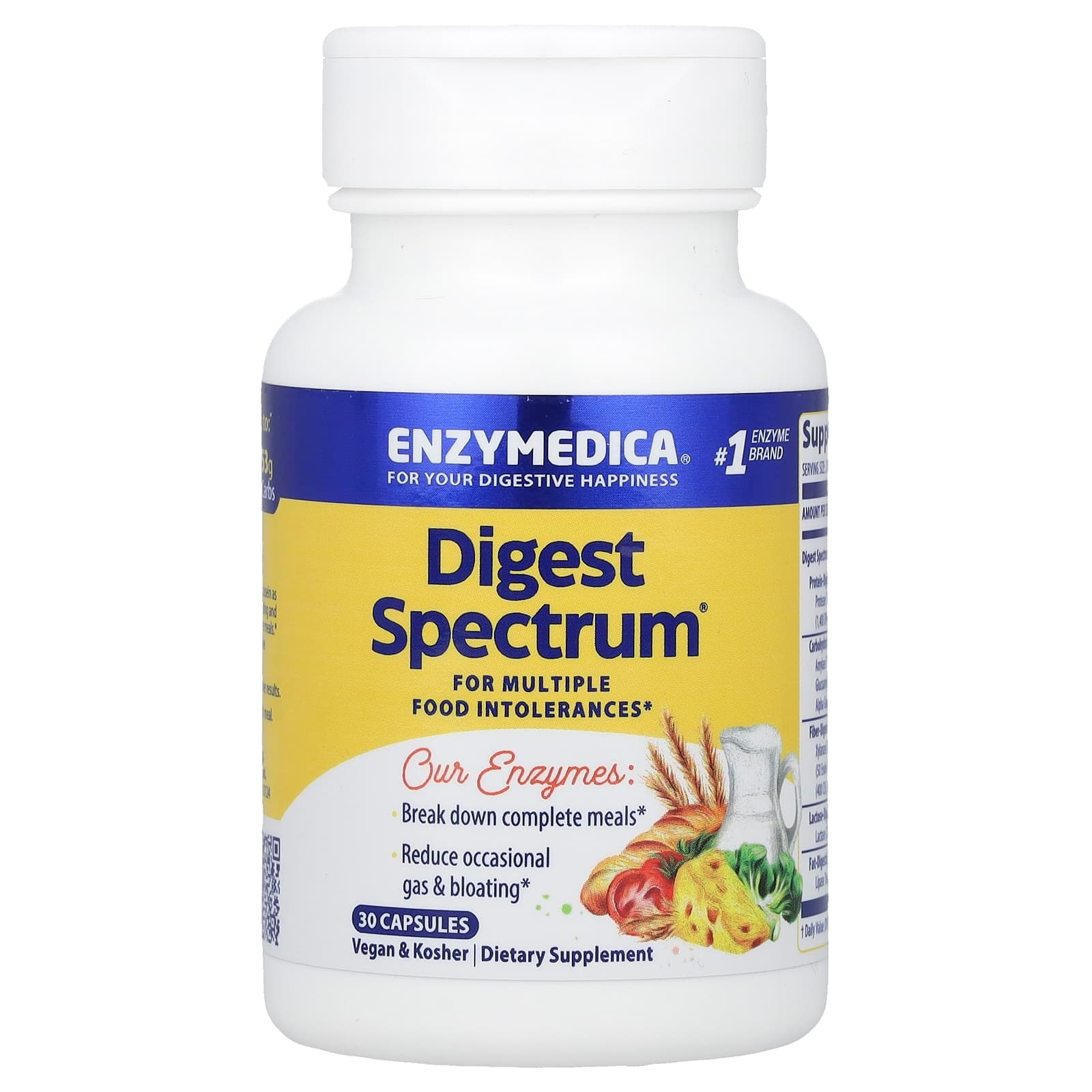 Enzymedica Digest Spectrum – 30 gélules de Enzymedica