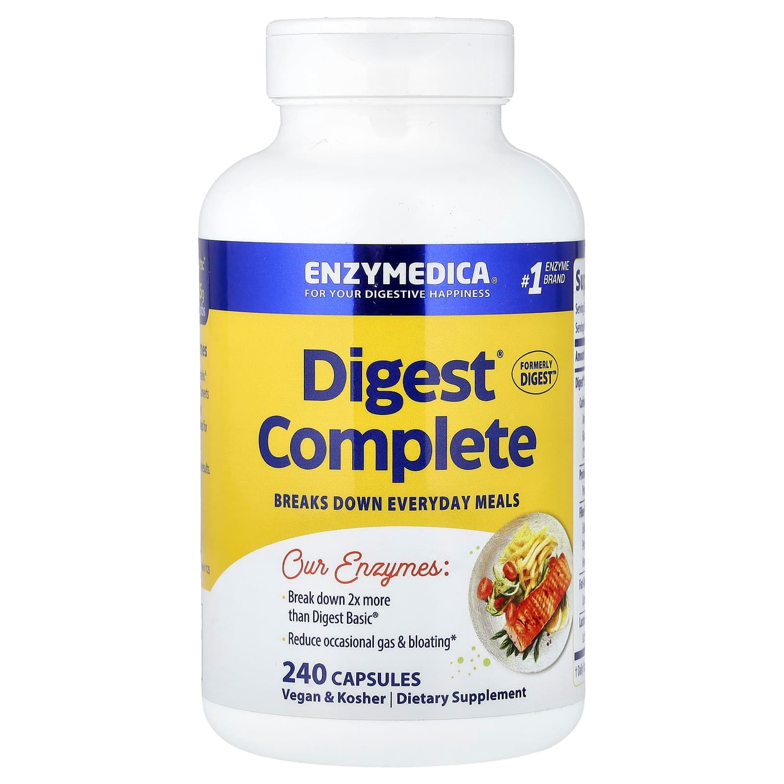Enzymedica Digest Complete – 240 gélules de Enzymedica