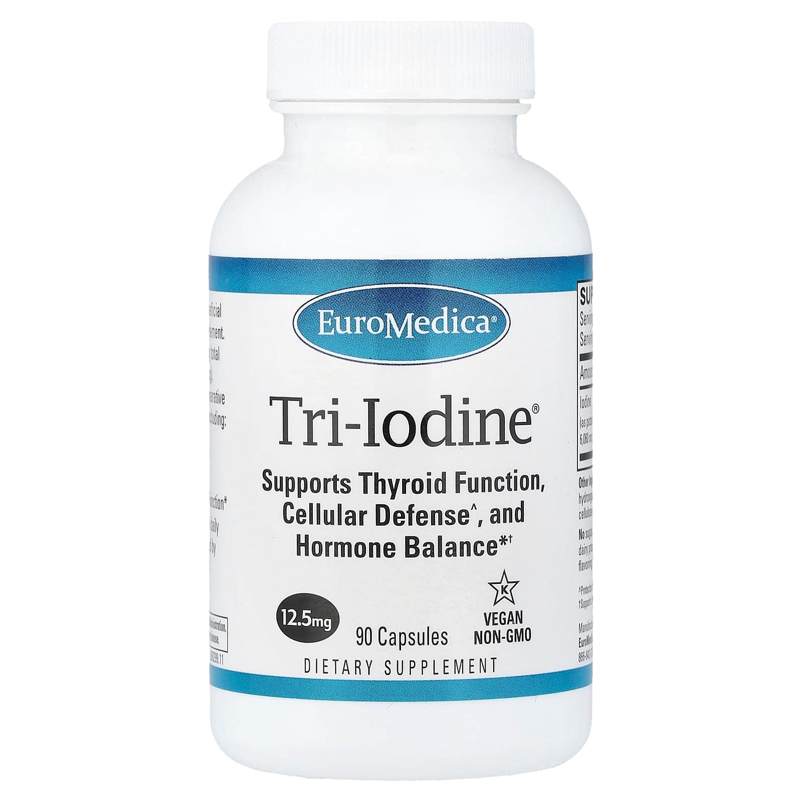 EuroMedica Tri-Iodine – 90 gélules de EuroMedica