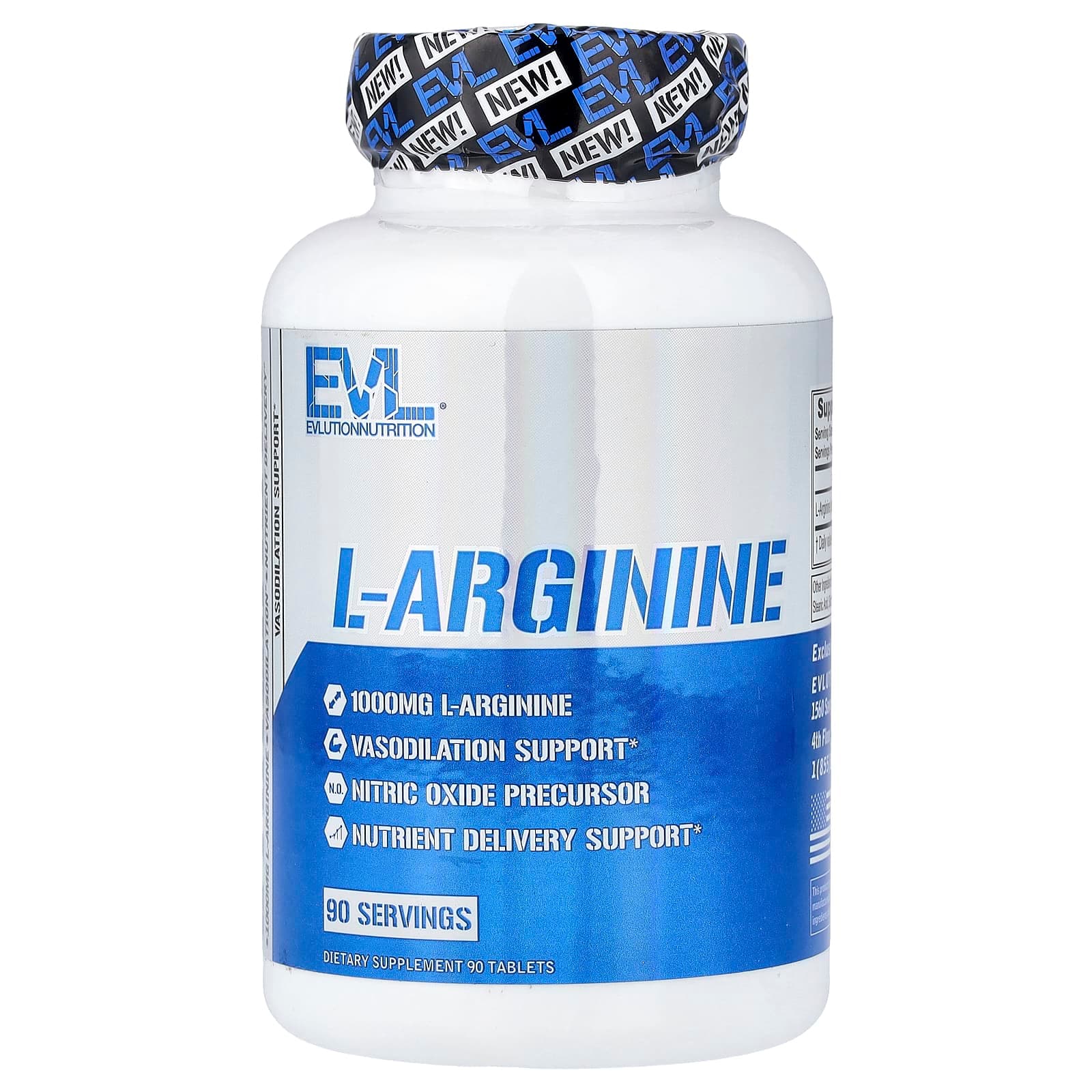 EVLution Nutrition L-Arginine – 1 g de EVLution Nutrition