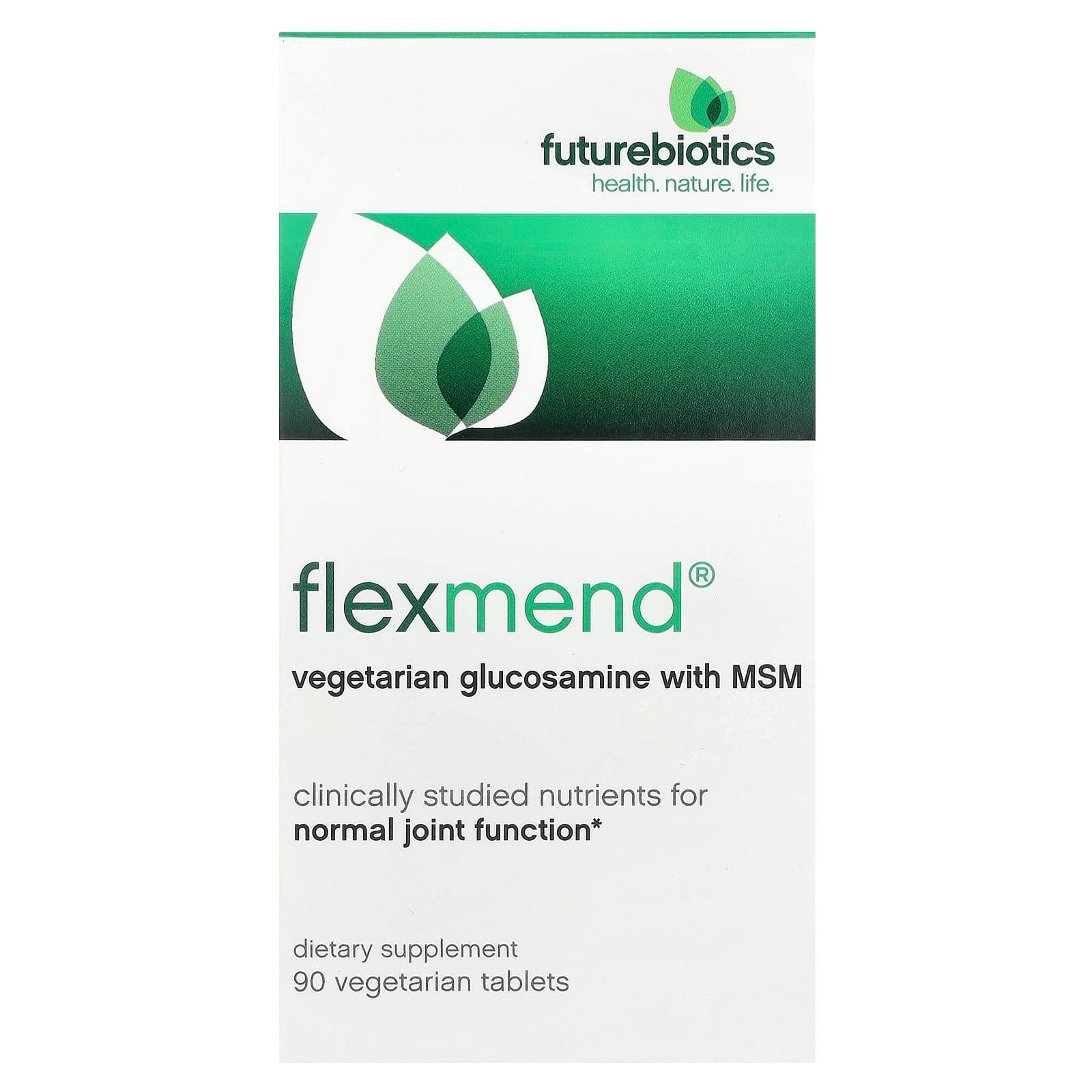 Futurebiotics FlexMend, Vegetarian Glucosamine with MSM, 90 Vegetarian Tablets de Futurebiotics