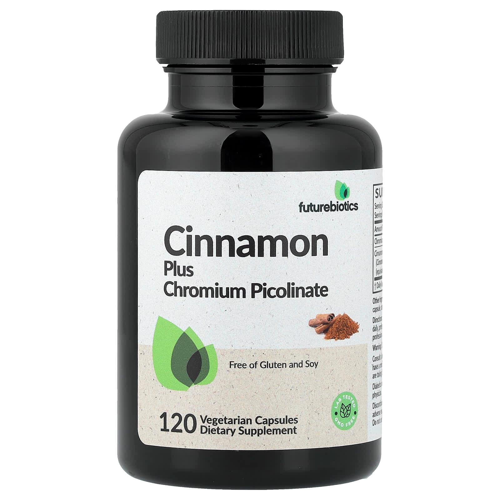 Futurebiotics Cinnamon Plus Chromium Picolinate – Cinnamon Plus Chromium Picolinate – 120 gélules végétales de Futurebiotics