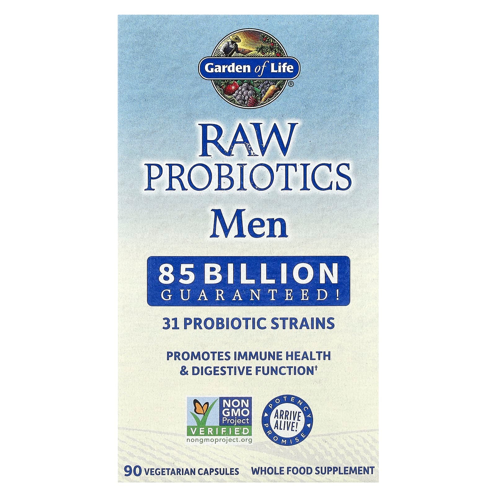 Garden of Life RAW Probiotics, Men – 90 gélules végétales de Garden of Life