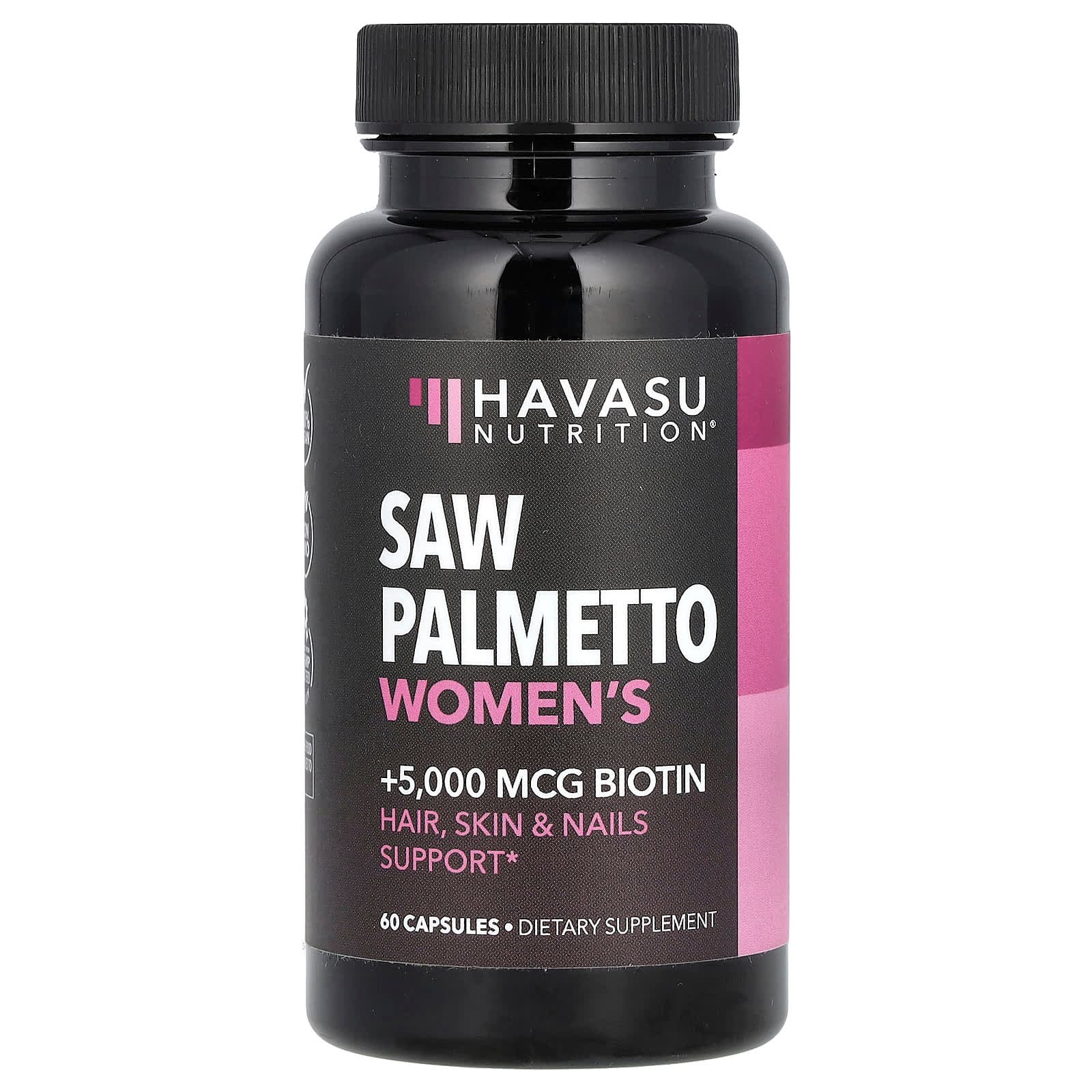 Havasu Nutrition Saw Palmetto Women's + Biotin – 60 gélules de Havasu Nutrition