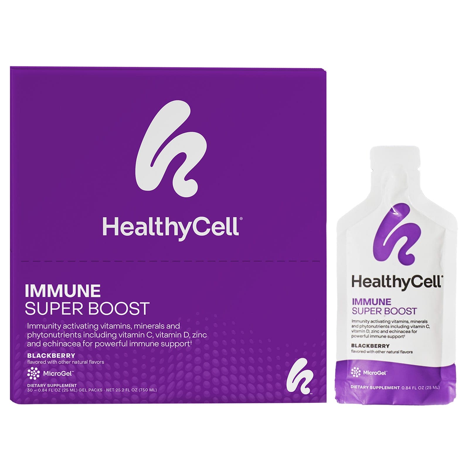 HealthyCell Immune Super Boost – Blackberry – 25 ml de HealthyCell