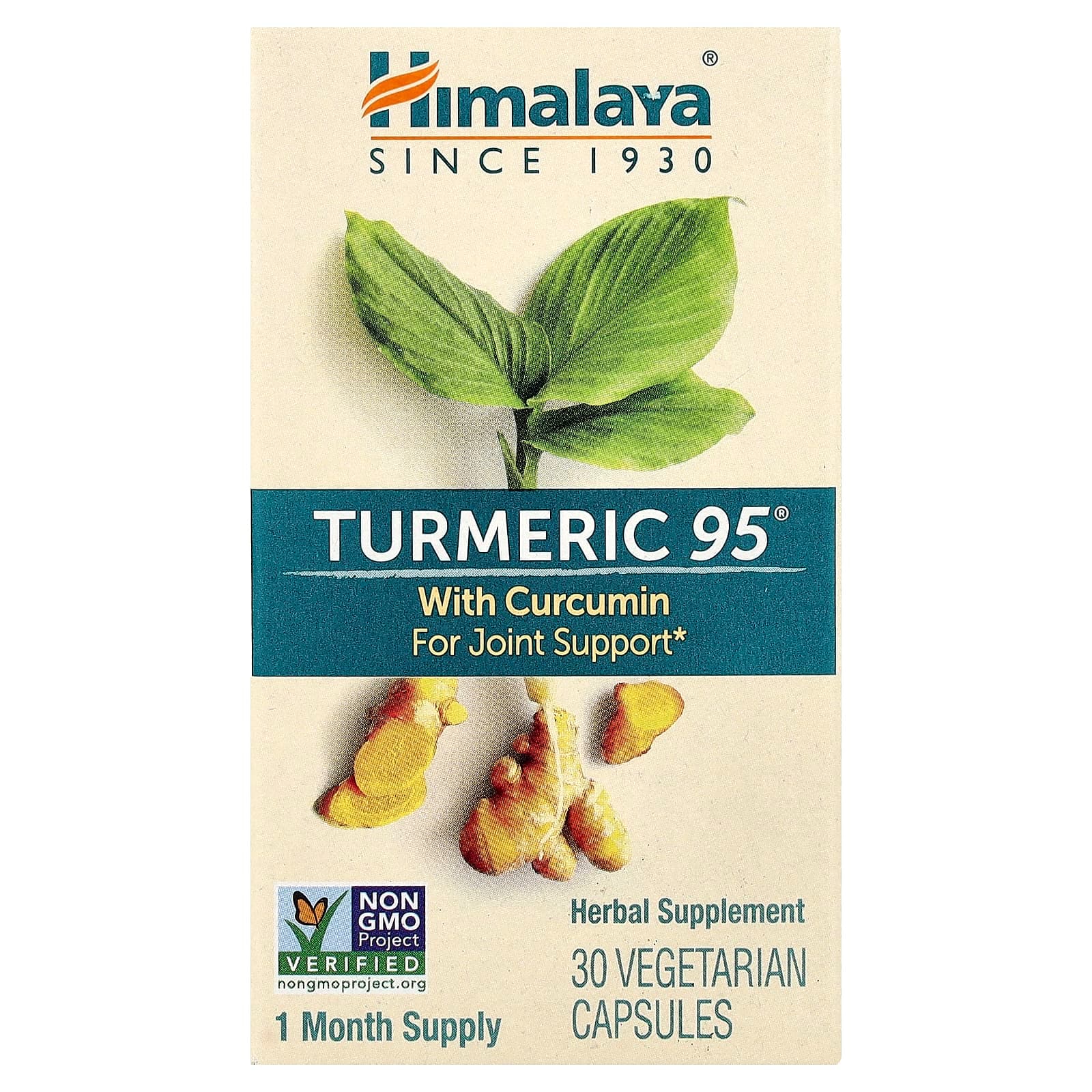 Himalaya Turmeric 95 with Curcumin – 30 gélules végétales de Himalaya