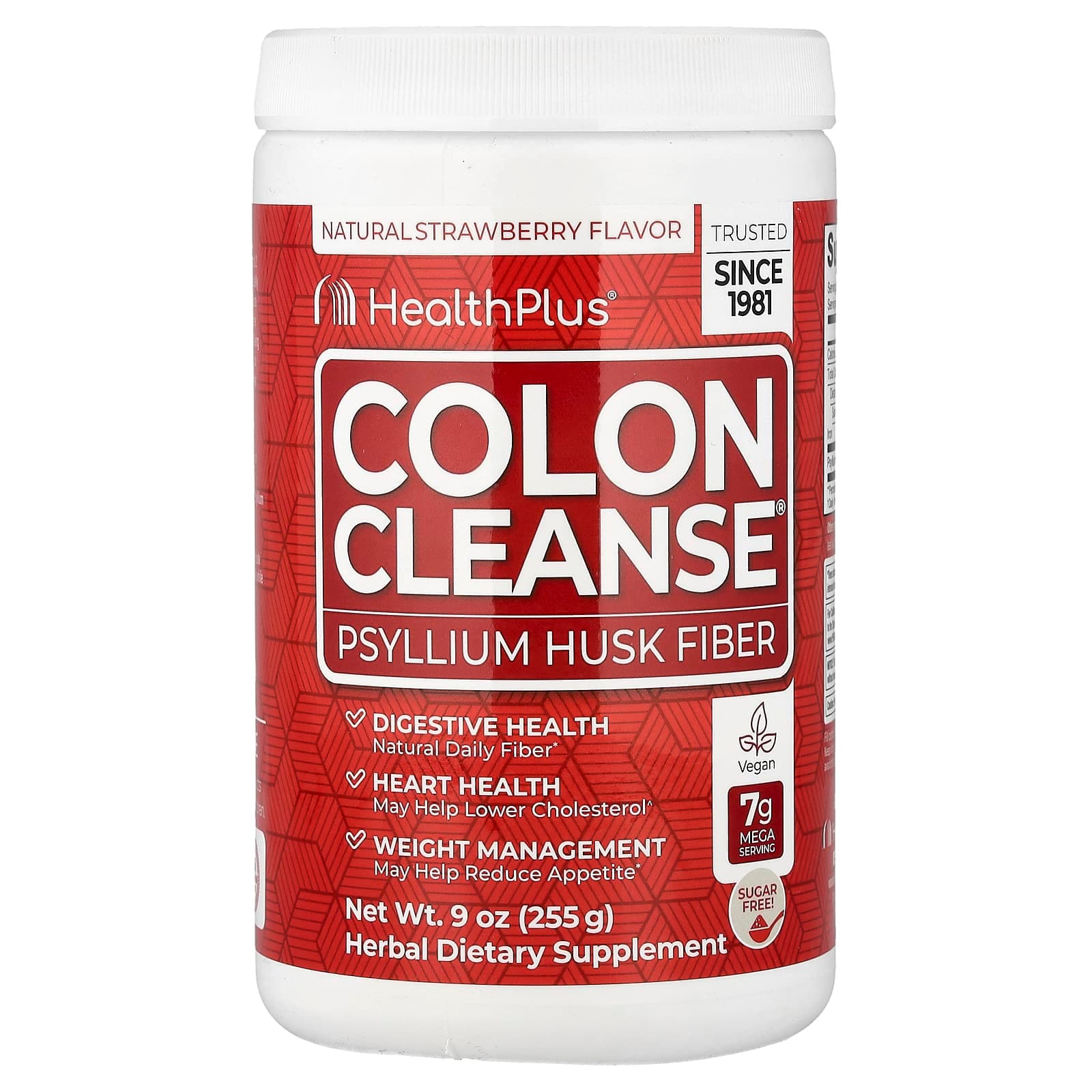 Health Plus Colon Cleanse – Natural Strawberry – 255 g de Health Plus
