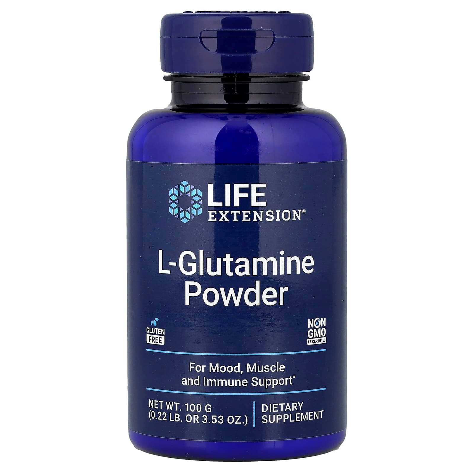Life Extension L-Glutamine Powder – 100 g de Life Extension