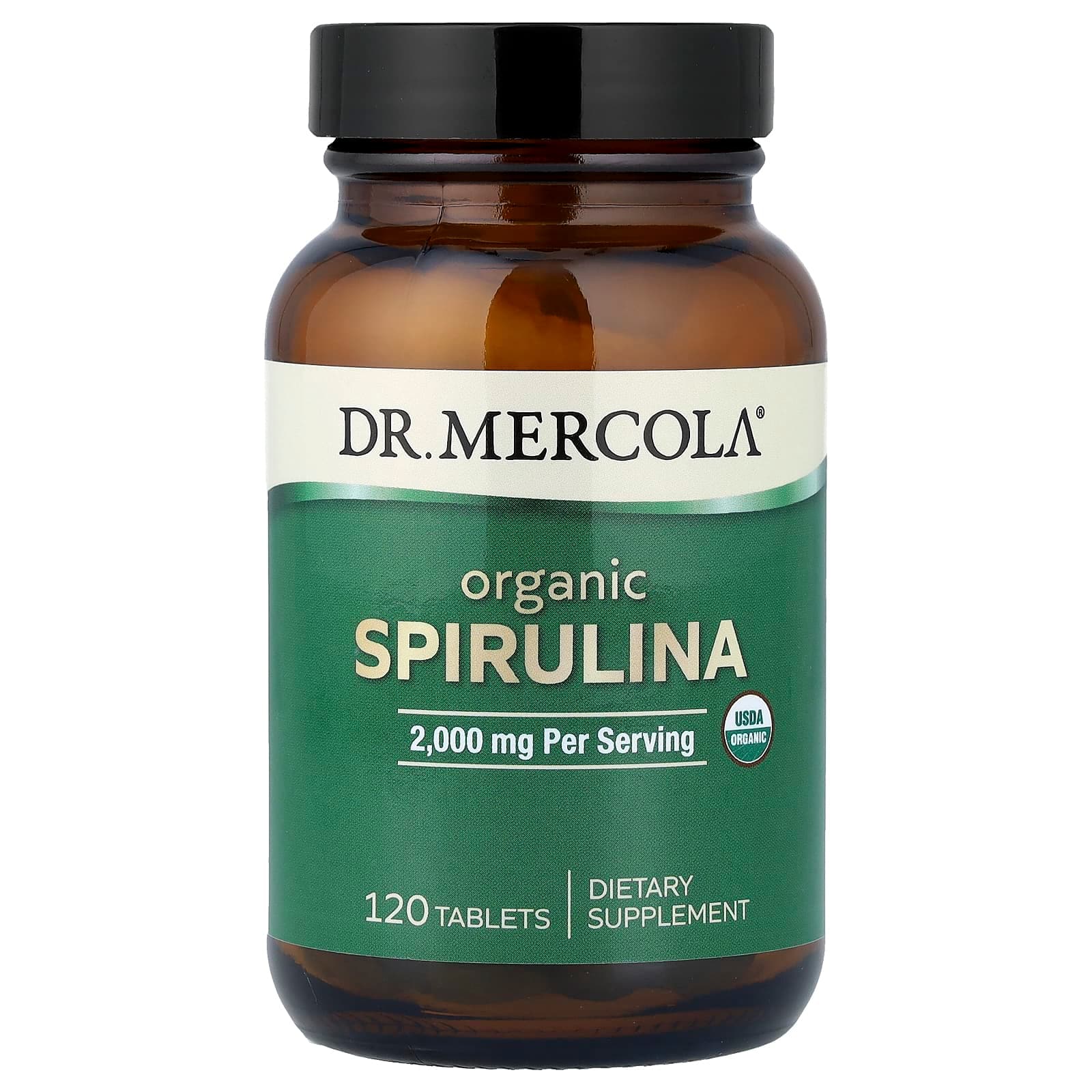 Dr. Mercola Organic Spirulina – 120 comprimés de Dr. Mercola