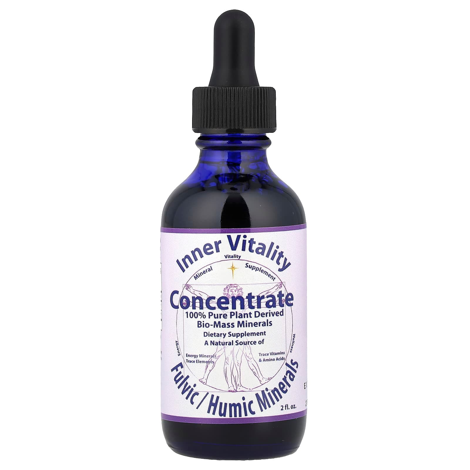 Morningstar Minerals Inner Vitality, Concentrate, Fulvic/Humic Minerals – 2 fl oz de Morningstar Minerals
