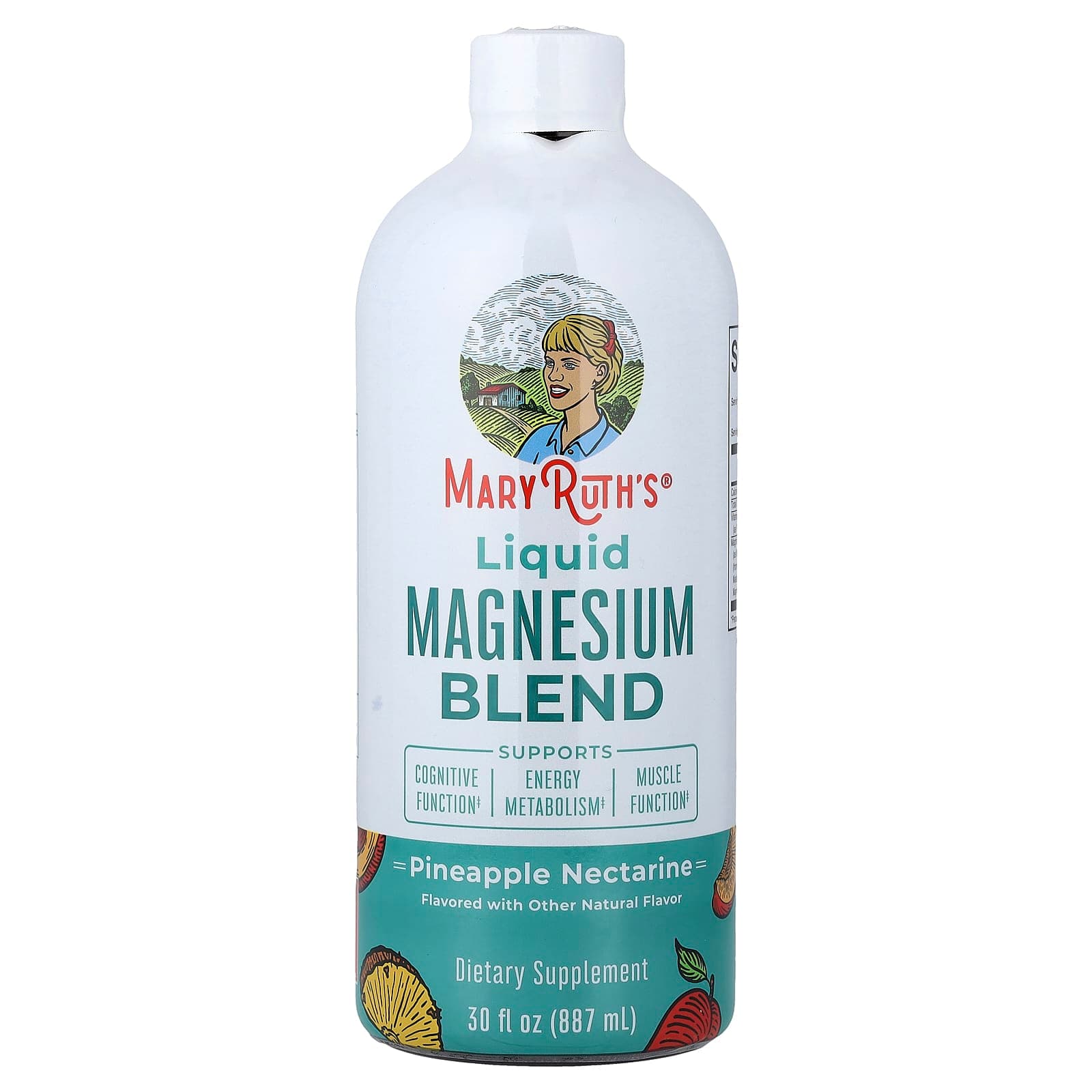 MaryRuth's Liquid Magnesium Blend – Pineapple Nectarine – 887 ml de MaryRuth's