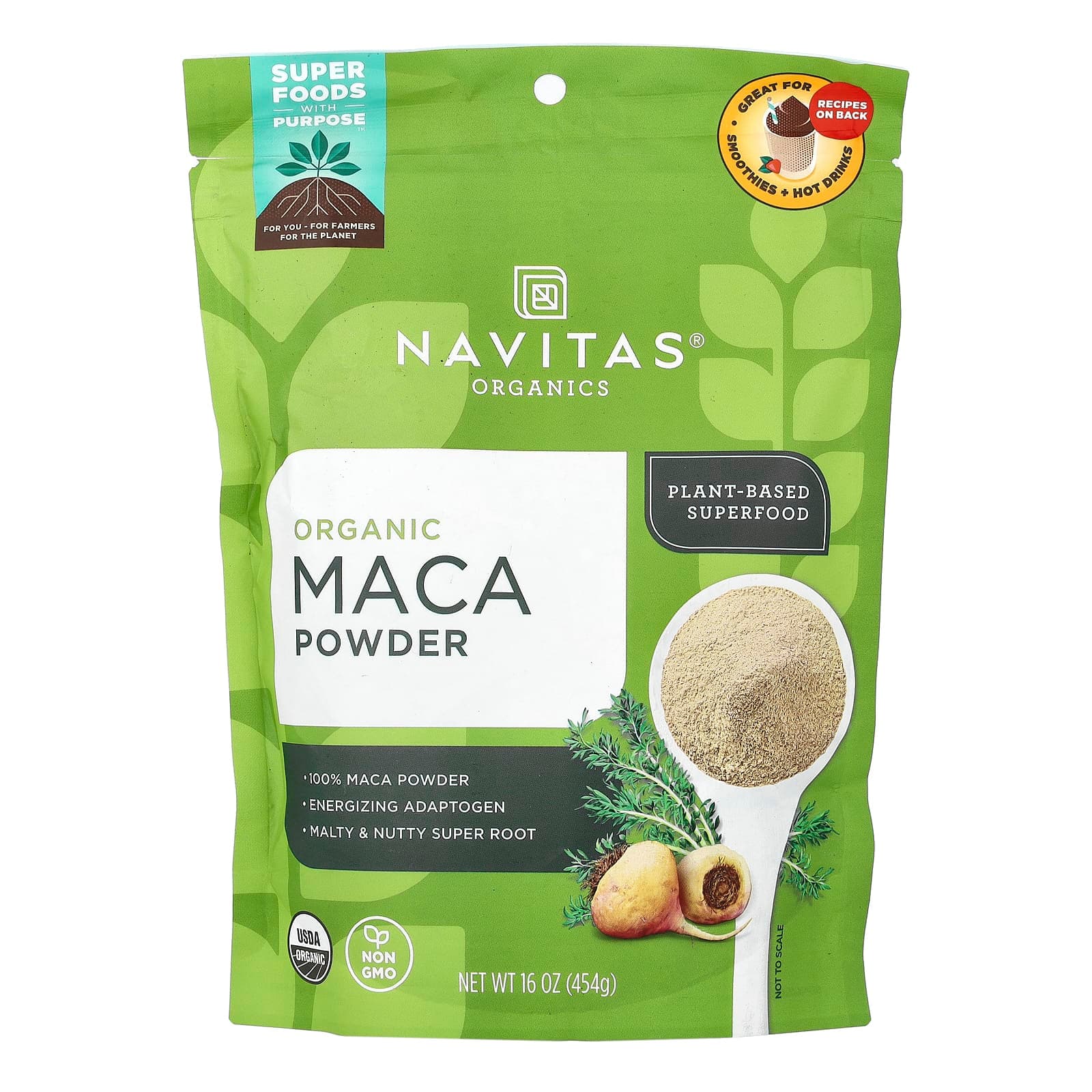 Navitas Organics Organic Maca Powder – 454 g de Navitas Organics
