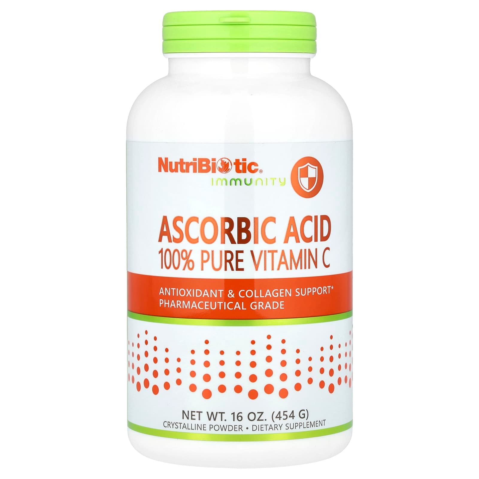 NutriBiotic Immunity, Ascorbic Acid, Crystalline Powder – 454 g de NutriBiotic