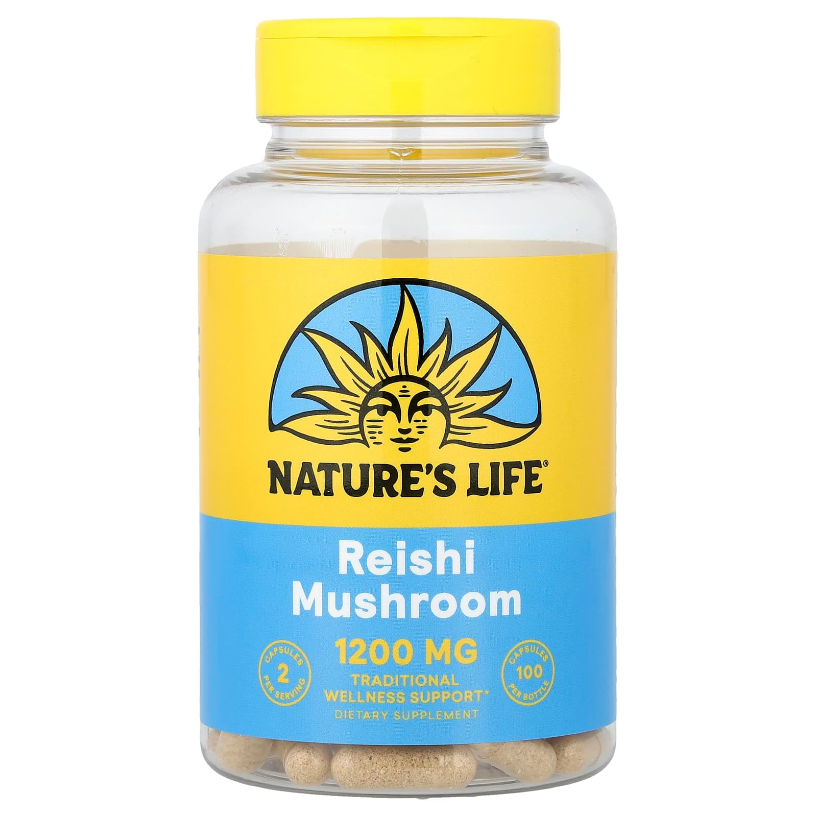 Nature's Life Reishi Mushroom – 100 gélules de Nature's Life