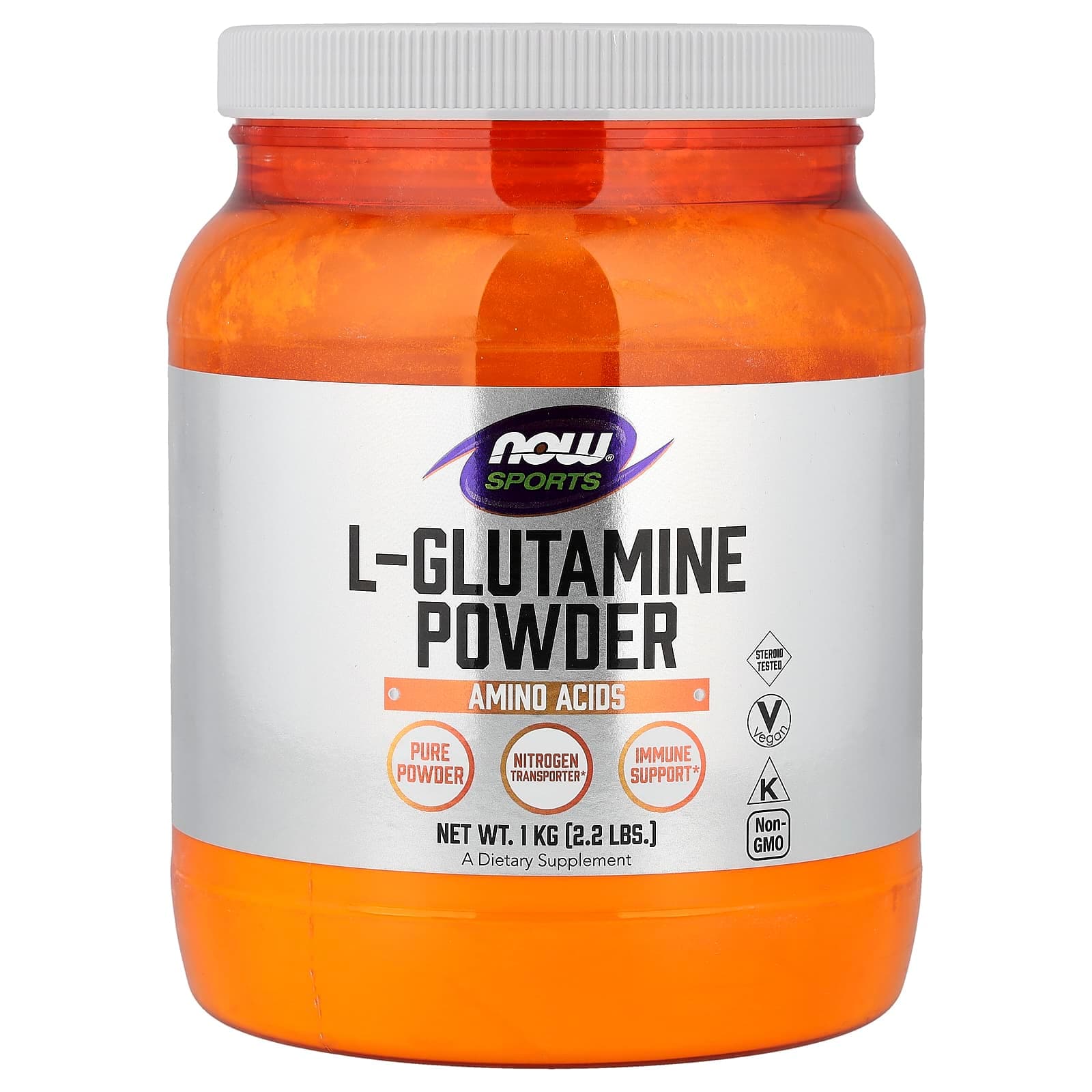 NOW Foods Sports, L-Glutamine Powder – 1 kg de NOW Foods