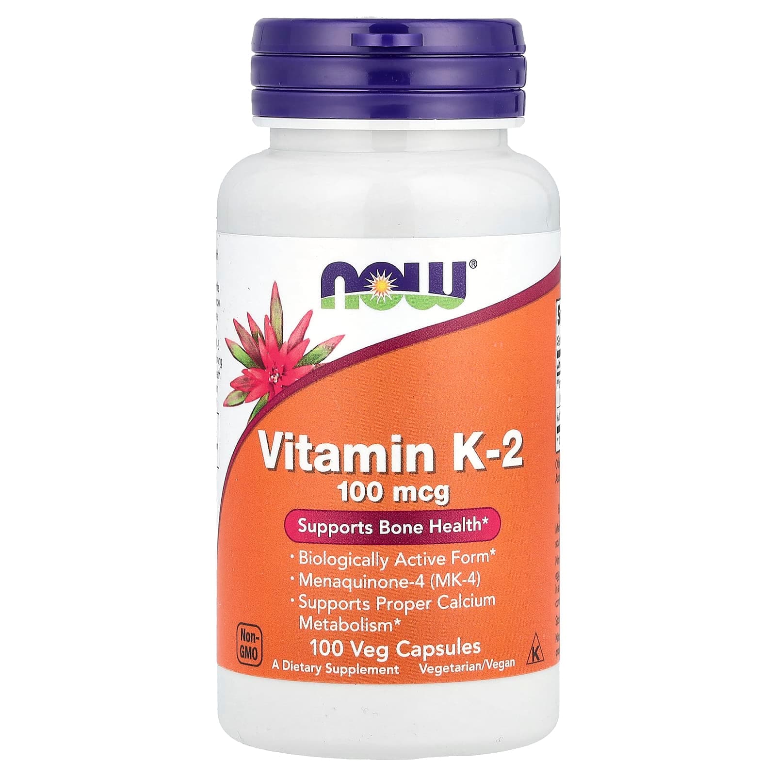 NOW Foods Vitamin K-2 – 100 gélules végétales de NOW Foods