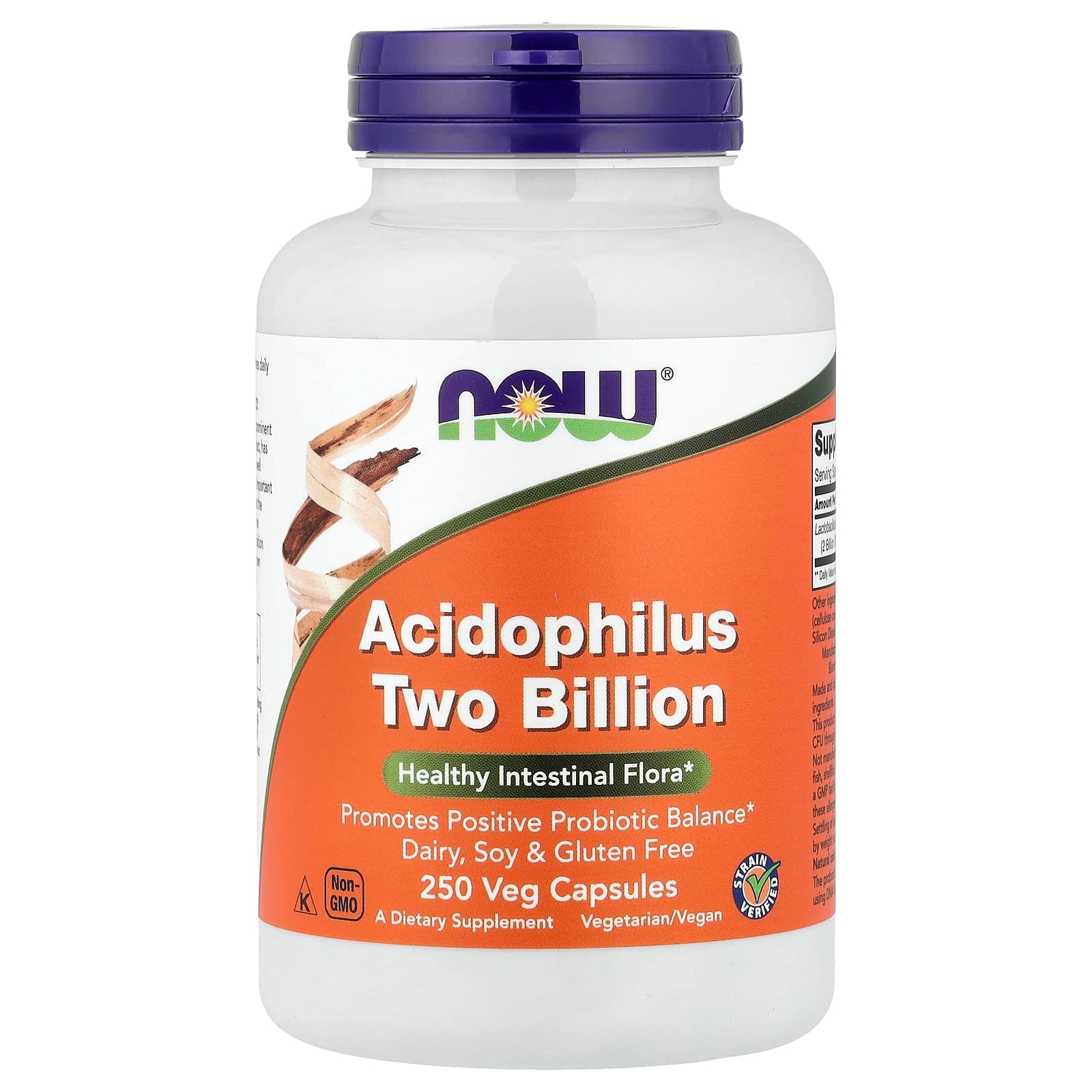 NOW Foods Acidophilus Two Billion – 250 gélules végétales de NOW Foods