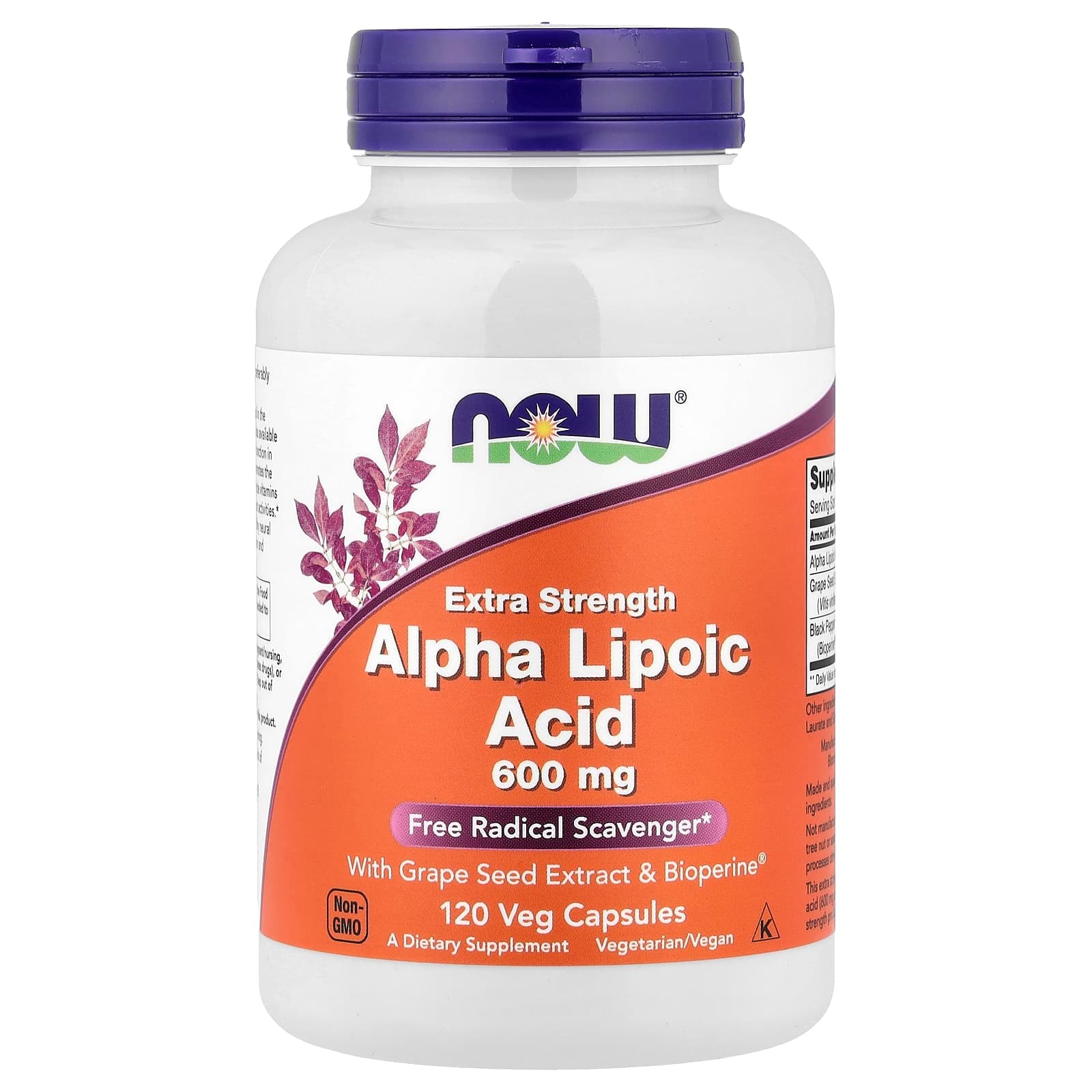 NOW Foods Alpha Lipoic Acid – 120 gélules végétales de NOW Foods
