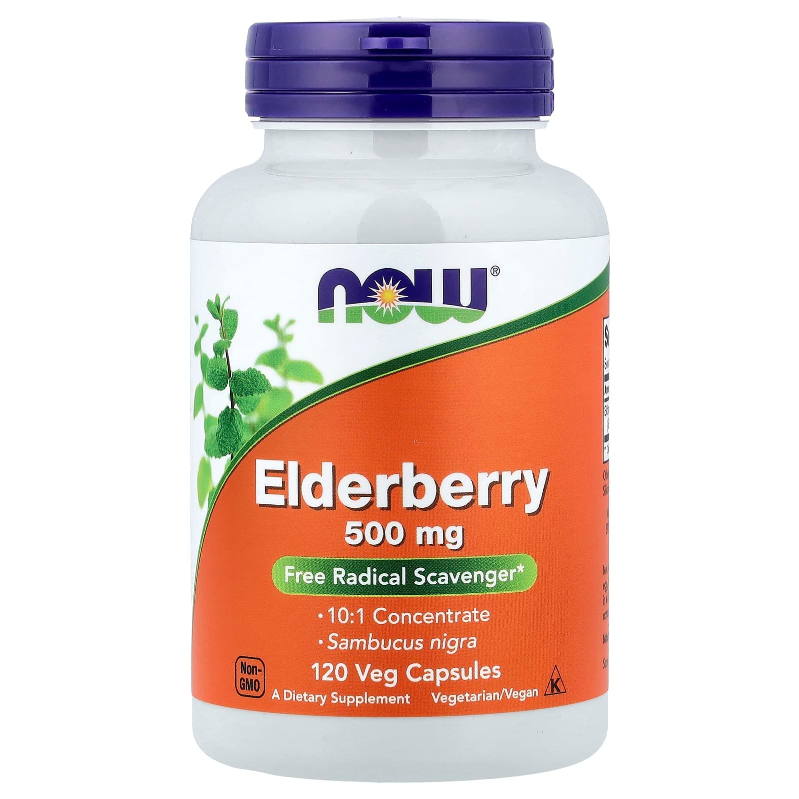 NOW Foods Elderberry – Elderberry – 120 gélules végétales de NOW Foods