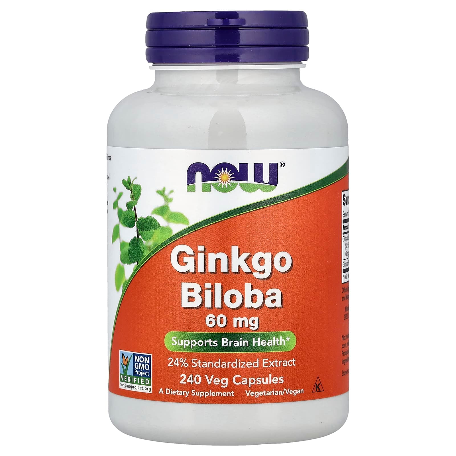 NOW Foods Ginkgo Biloba – 240 gélules végétales de NOW Foods