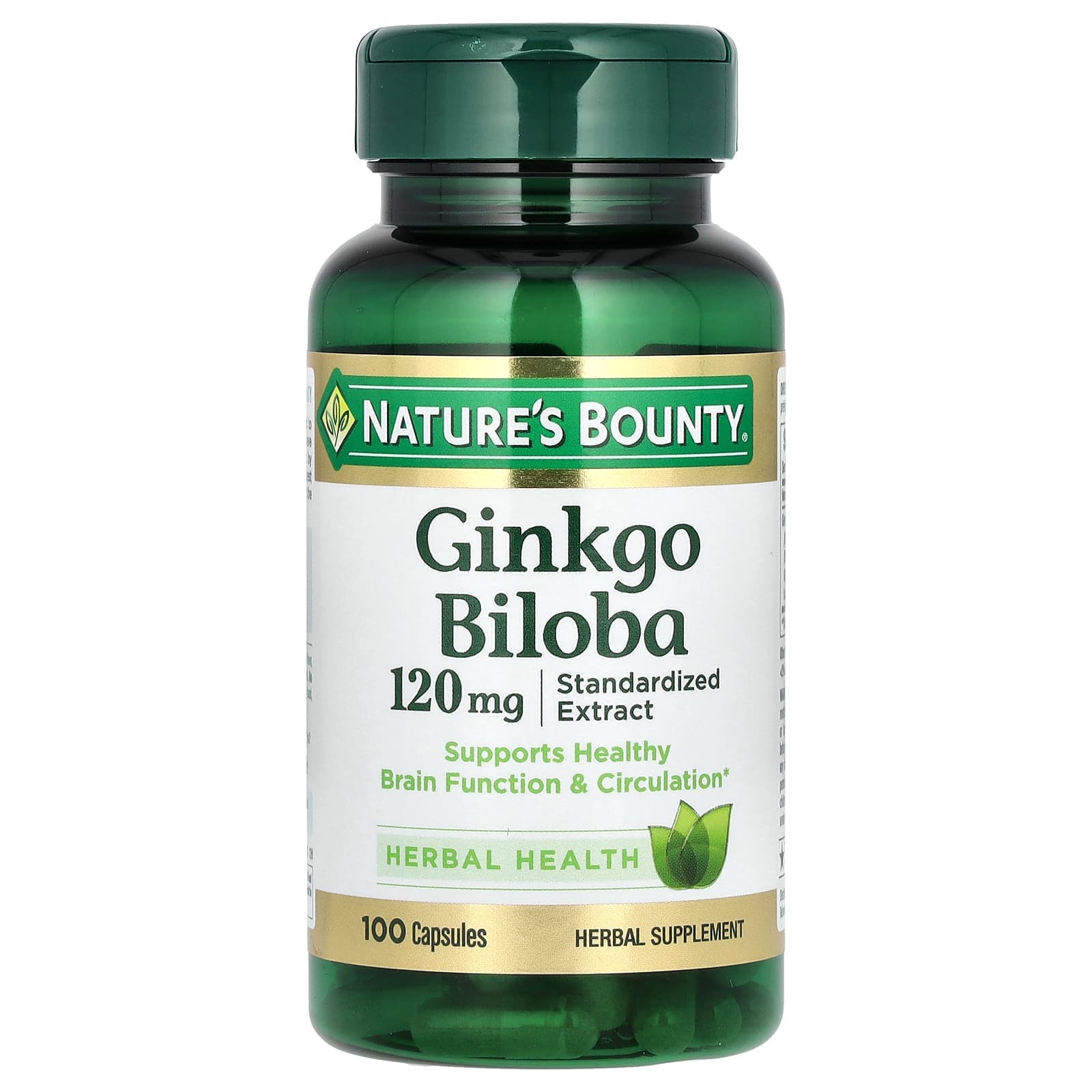 Nature's Bounty Ginkgo Biloba – 100 gélules de Nature's Bounty