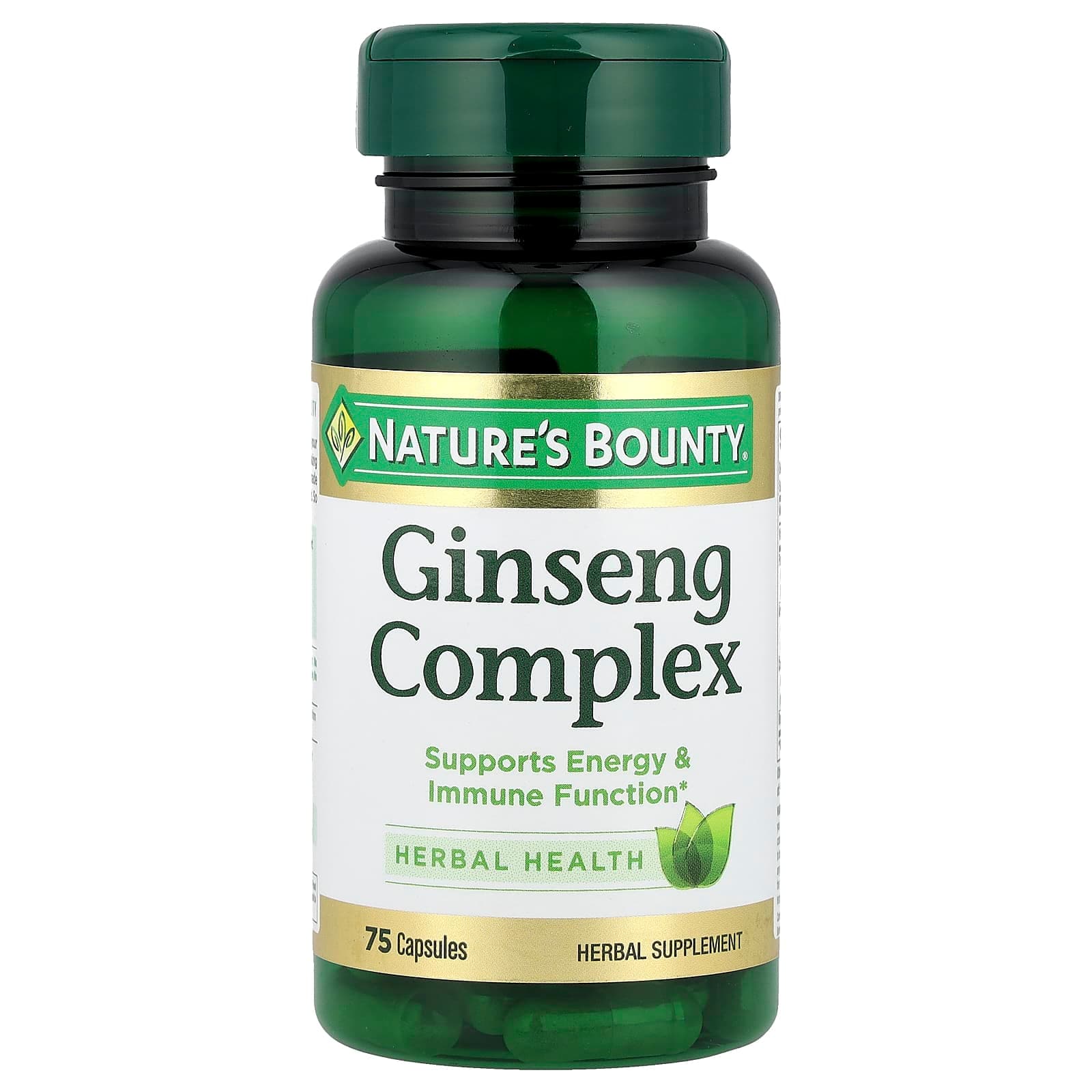 Nature's Bounty Ginseng Complex – 75 gélules de Nature's Bounty