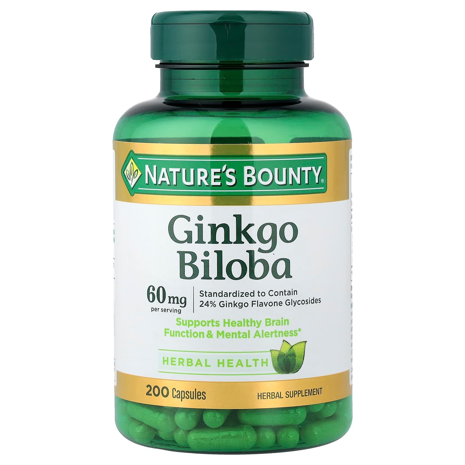 Nature's Bounty Ginkgo Biloba – 200 gélules de Nature's Bounty