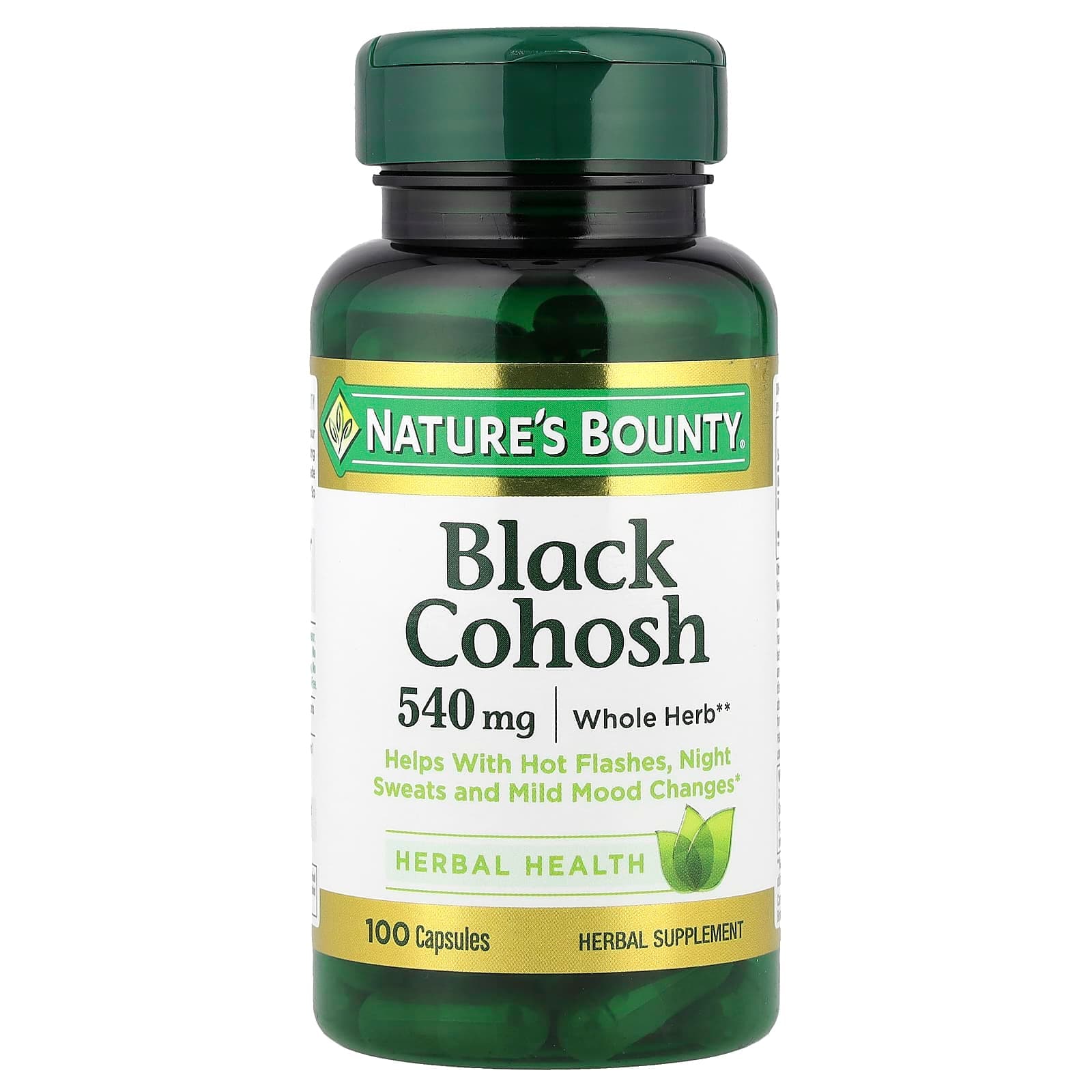 Nature's Bounty Black Cohosh – 100 gélules de Nature's Bounty