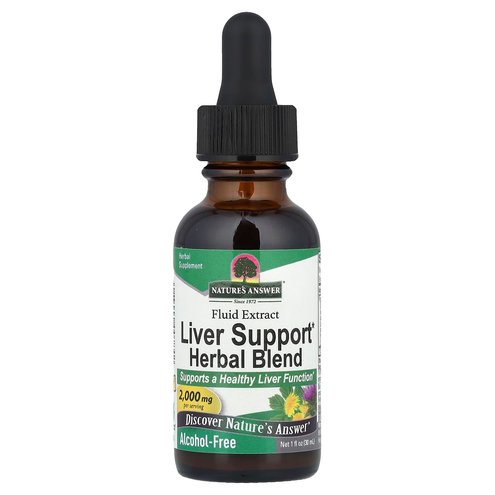 Nature's Answer Liver Support Herbal Blend, Fluid Extract, Alcohol-Free – 30 ml de Nature's Answer