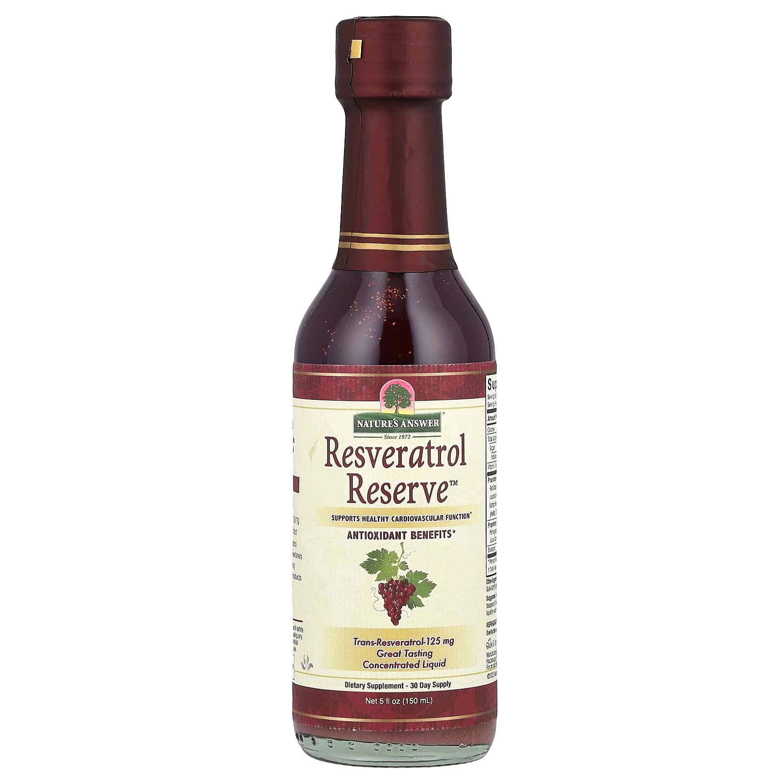 Nature's Answer Resveratrol Reserve – 150 ml de Nature's Answer