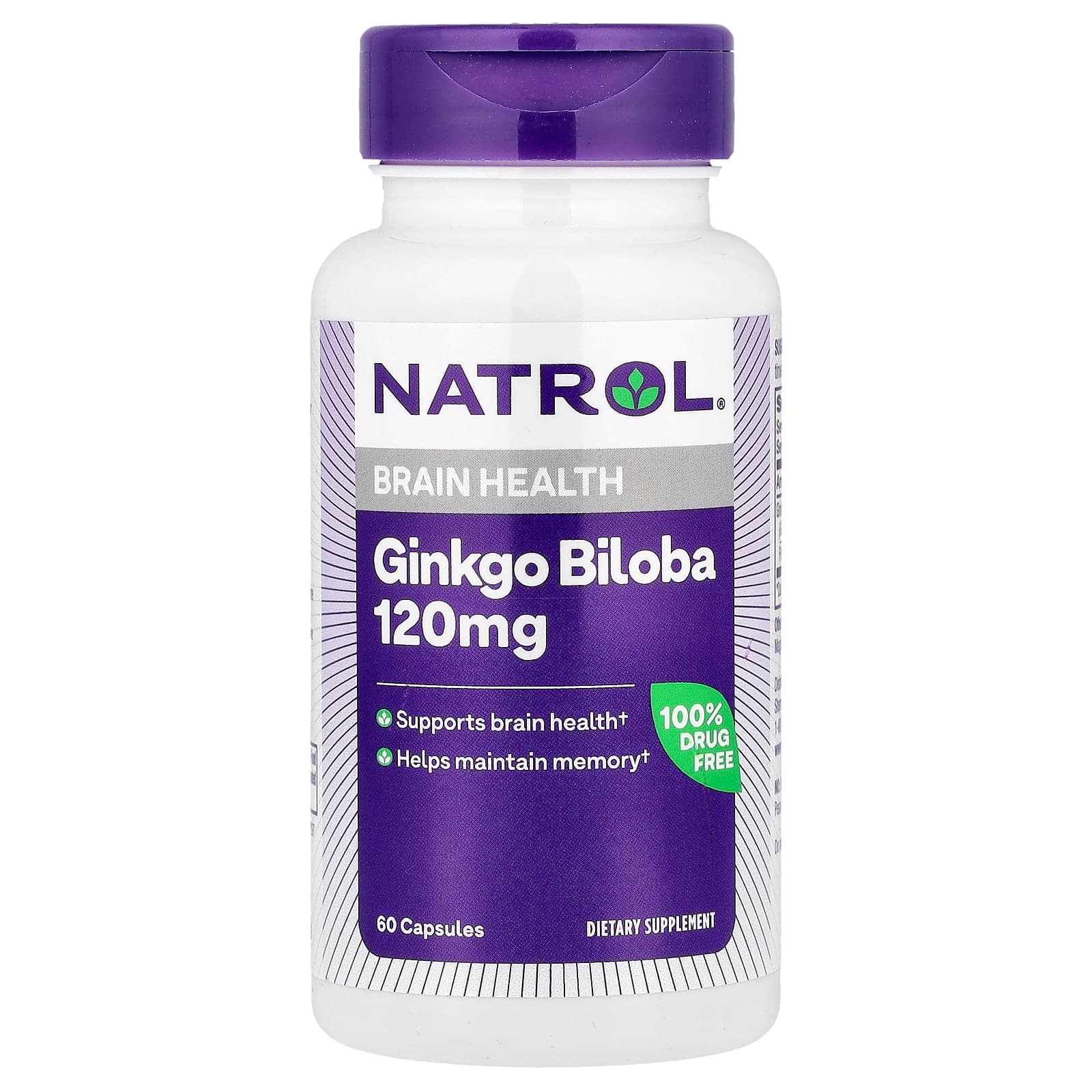 Natrol Ginkgo Biloba – 60 gélules de Natrol