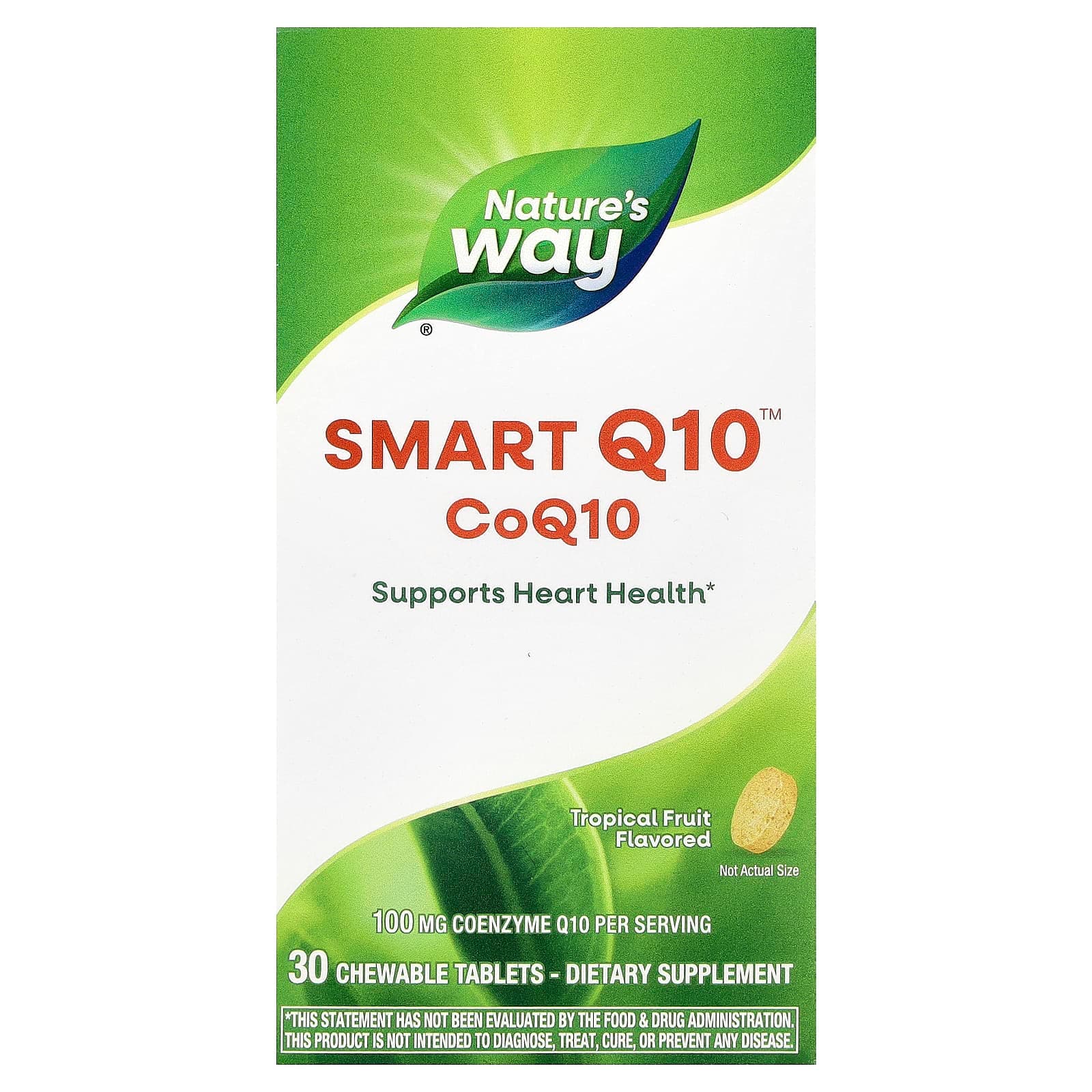 Nature's Way Smart Q10 CoQ10 – Tropical Fruit – 100 mg de Nature's Way