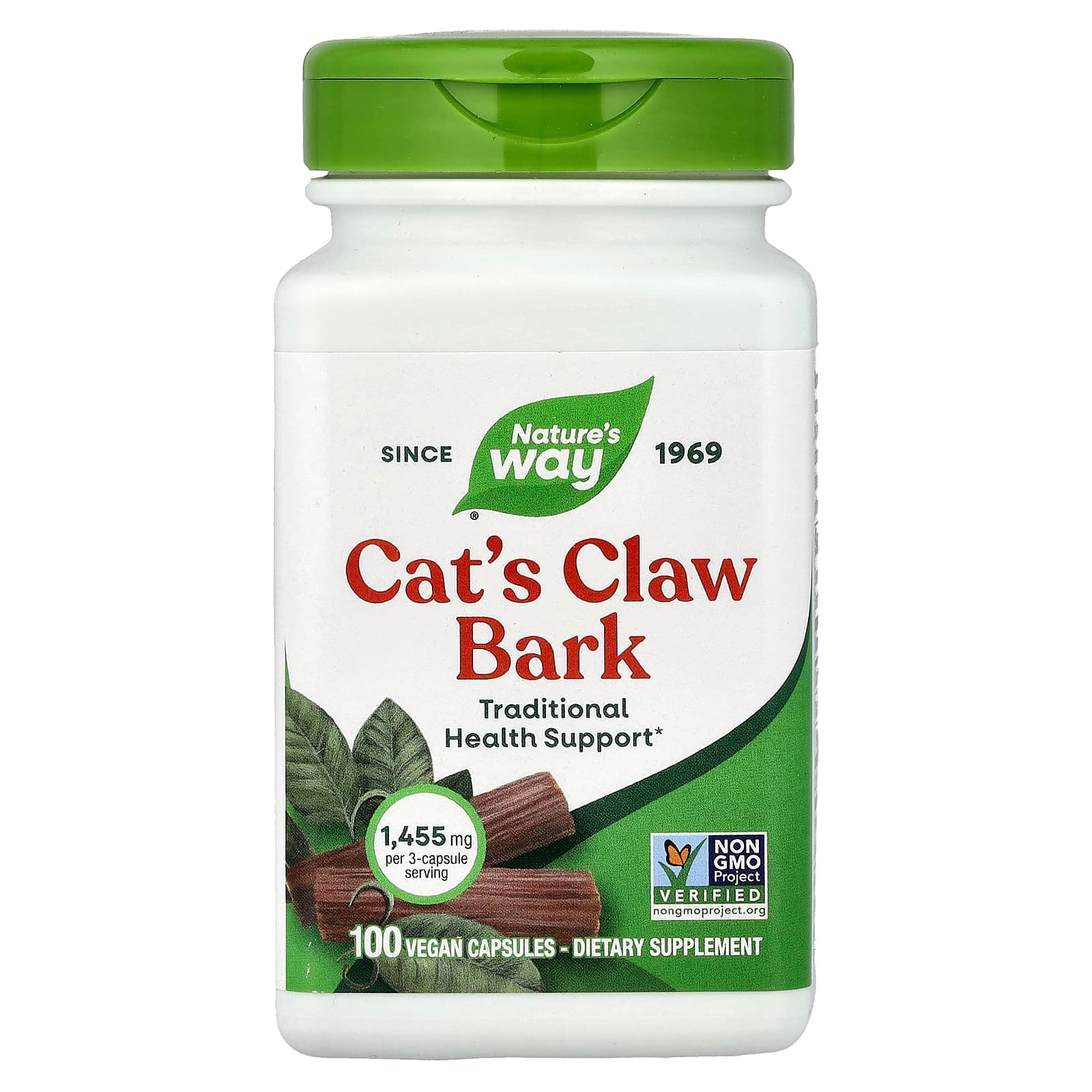 Nature's Way Cat's Claw Bark – 100 gélules véganes de Nature's Way