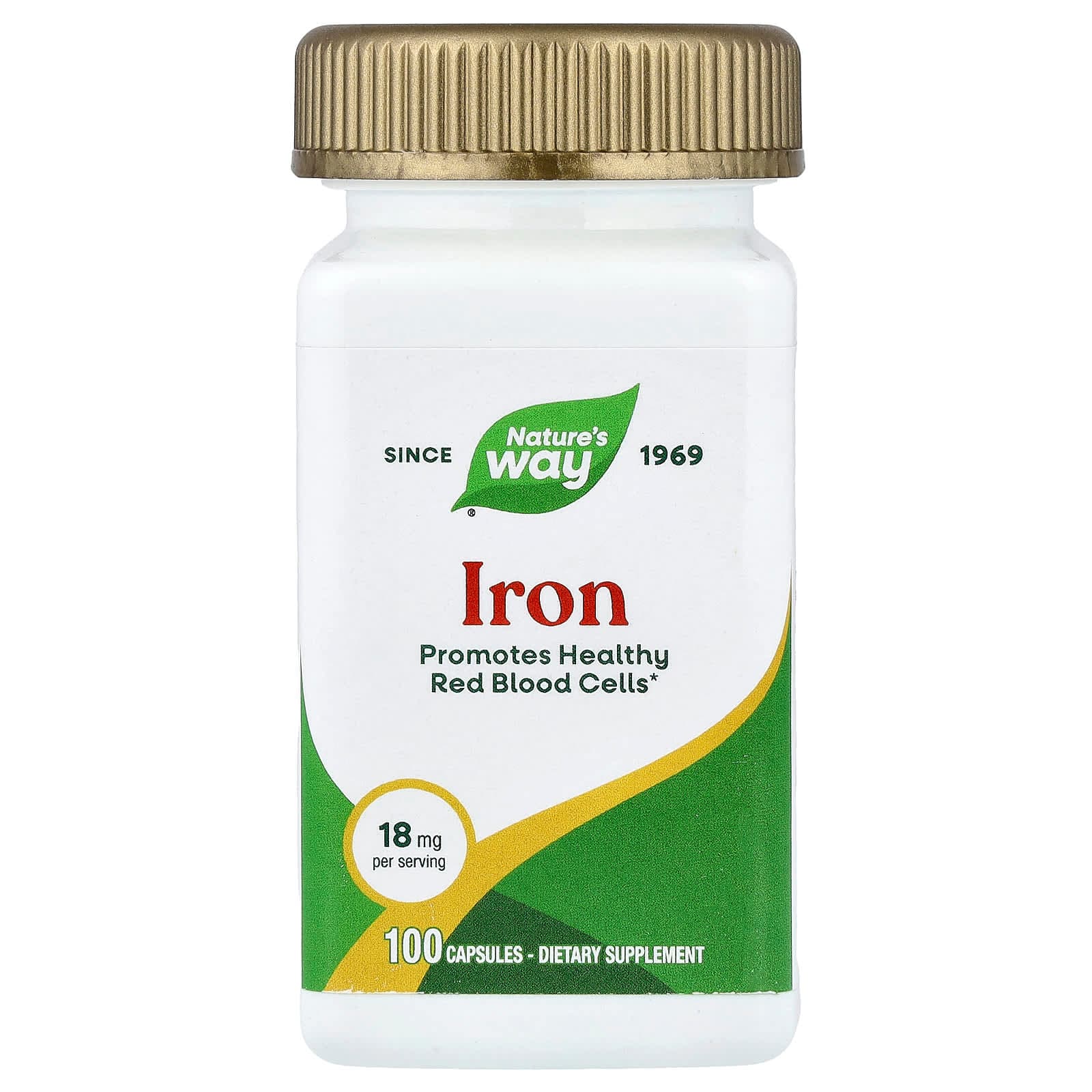 Nature's Way Iron – 100 gélules de Nature's Way