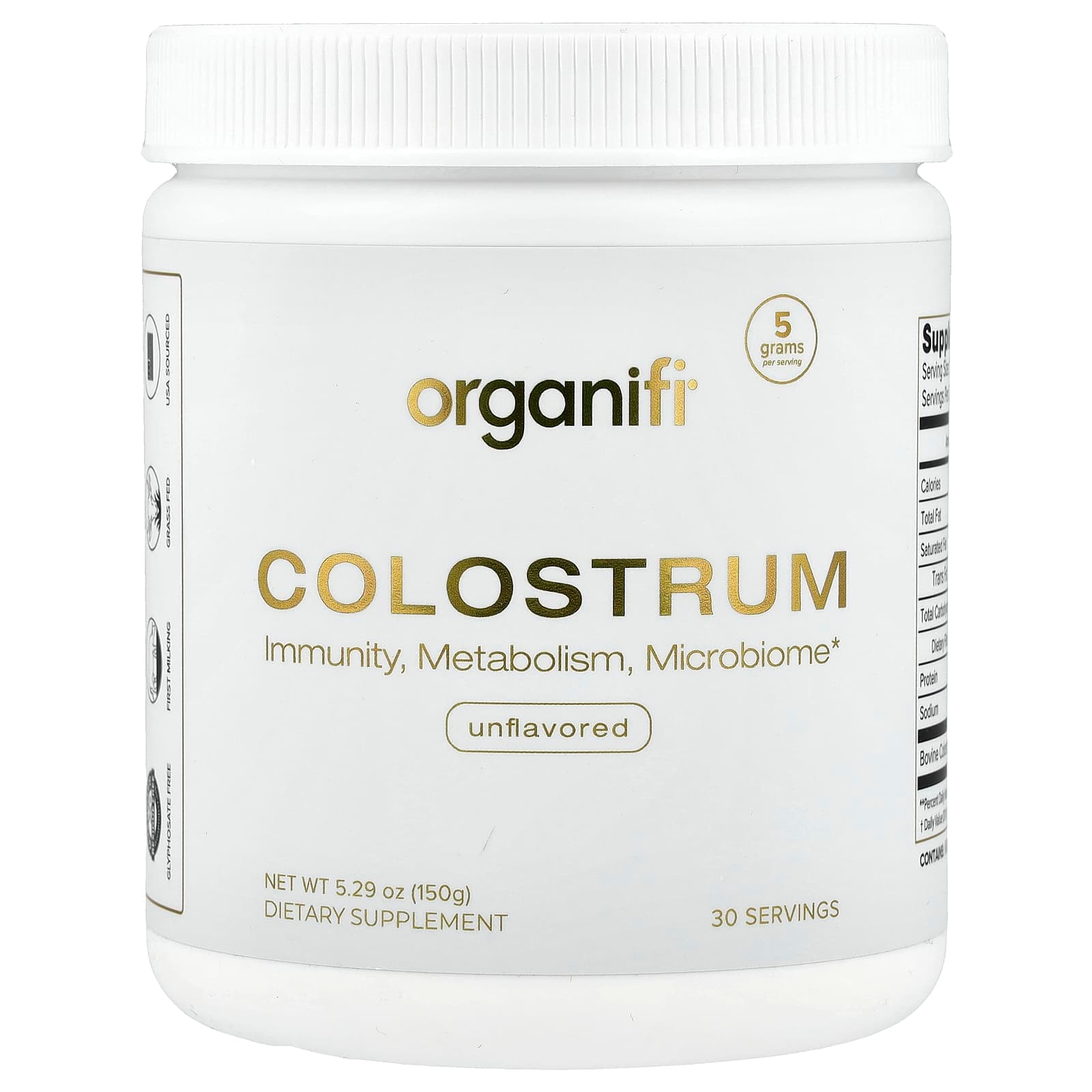 Organifi Colostrum – Sans arôme – 150 g de Organifi