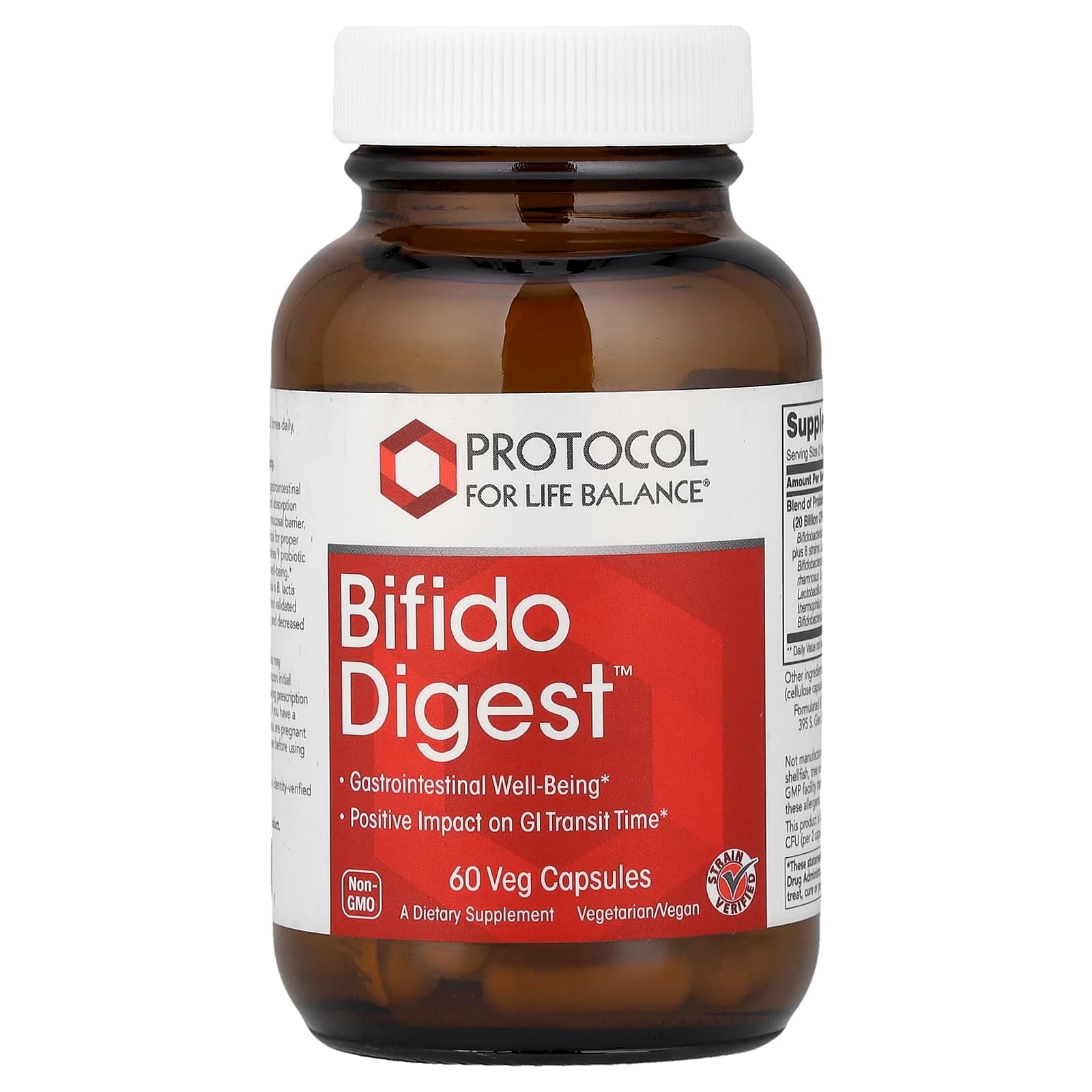 Protocol for Life Balance Bifido Digest – 60 gélules végétales de Protocol for Life Balance
