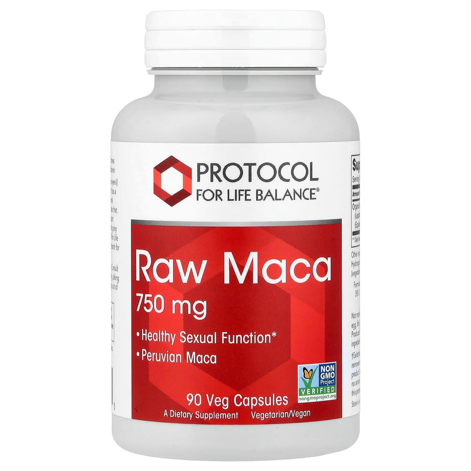 Protocol for Life Balance Raw Maca – 90 gélules végétales de Protocol for Life Balance